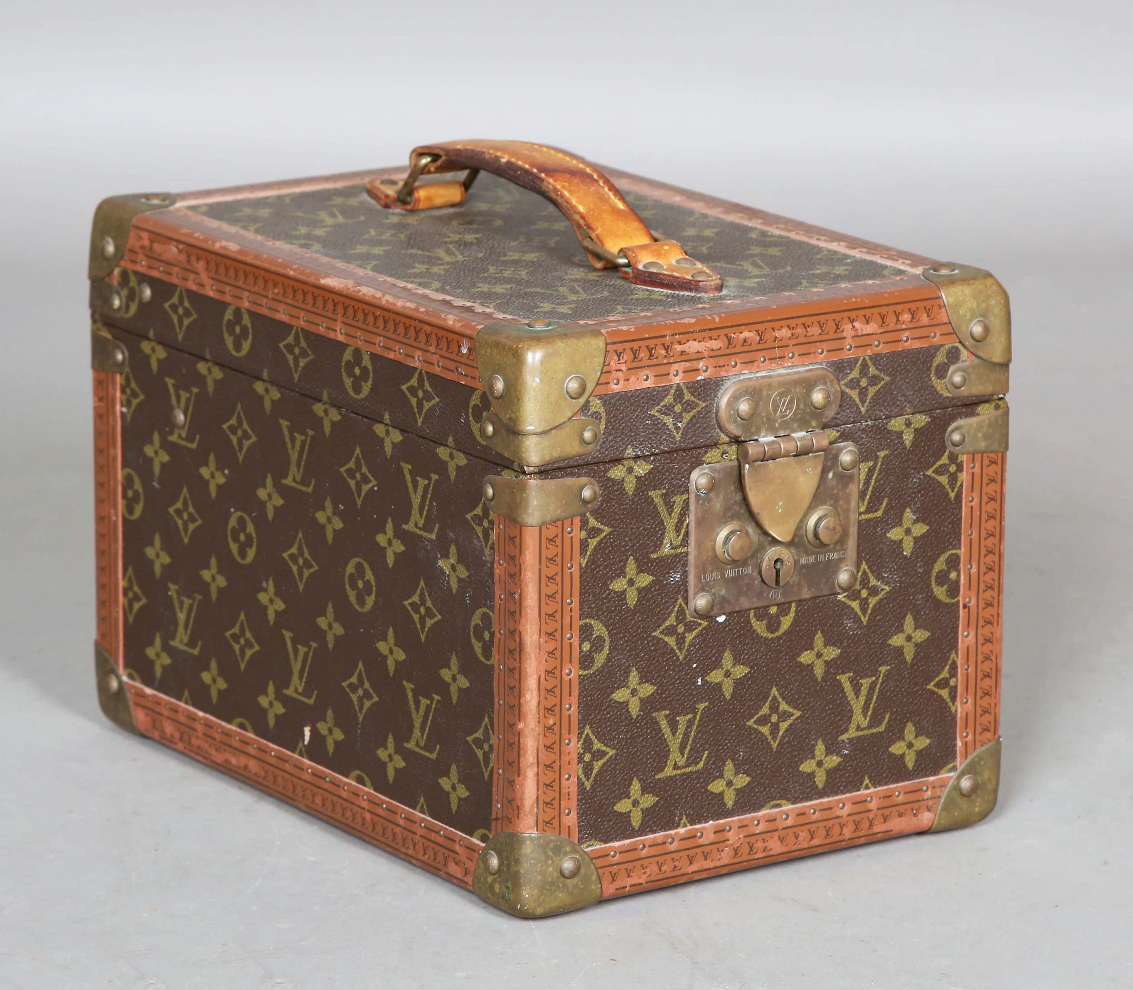 A Louis Vuitton Boite à Flacons vanity case with overall monogrammed