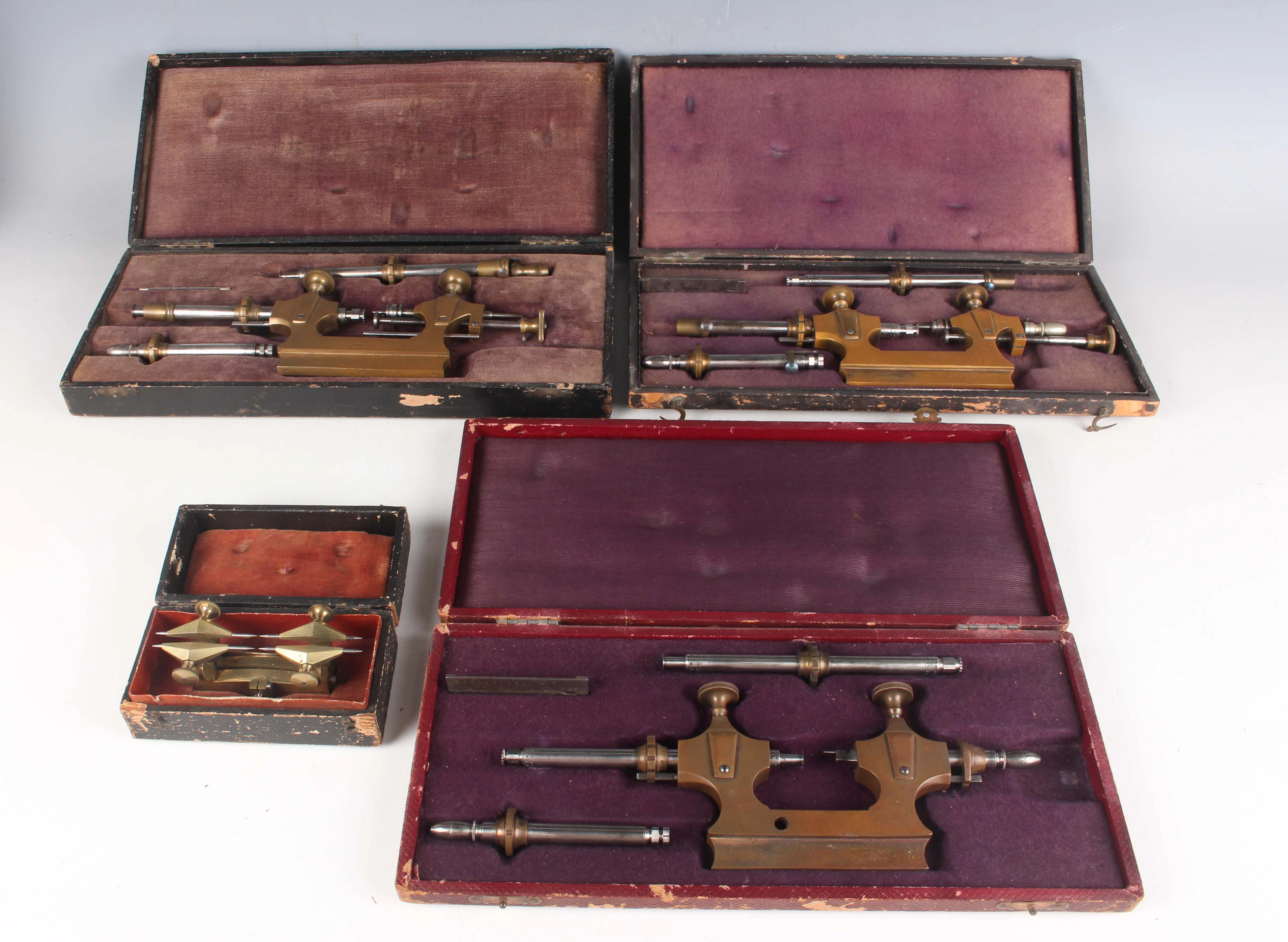 Two late 19th century Swiss watchmaker's 'Tour a Pivoter' Jacot tools