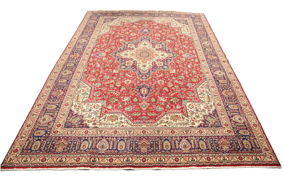 A North-west Persian carpet, late 20th century, the claret field with