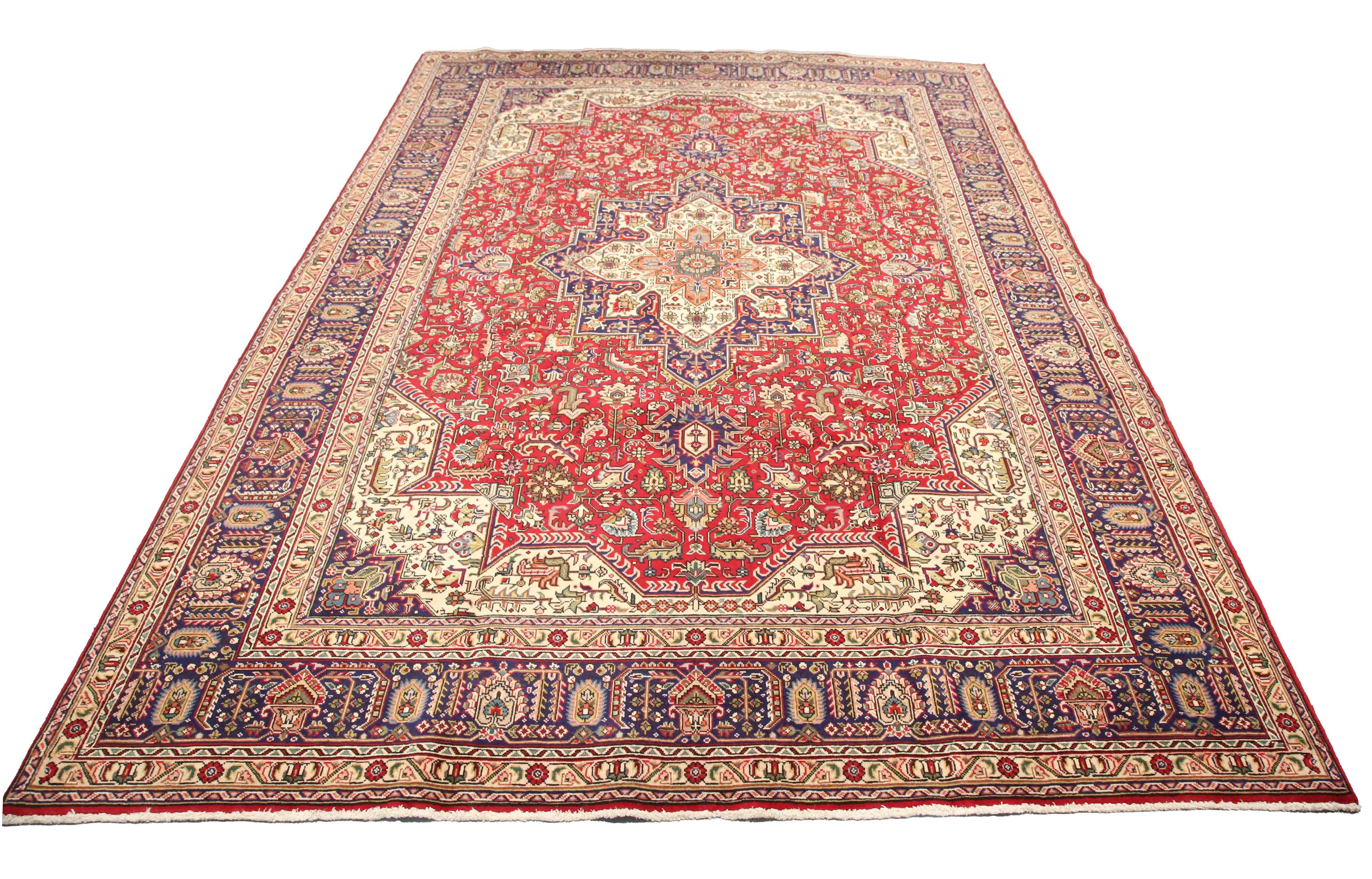 A North-west Persian carpet, late 20th century, the claret field with