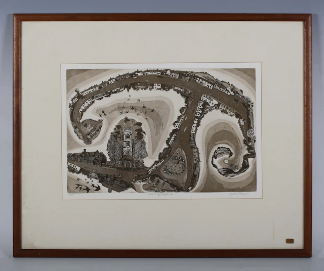 Glynn Thomas (British b 1946) - 'Stoke by Nayland'; 'Nayland'; 'Heybridge B