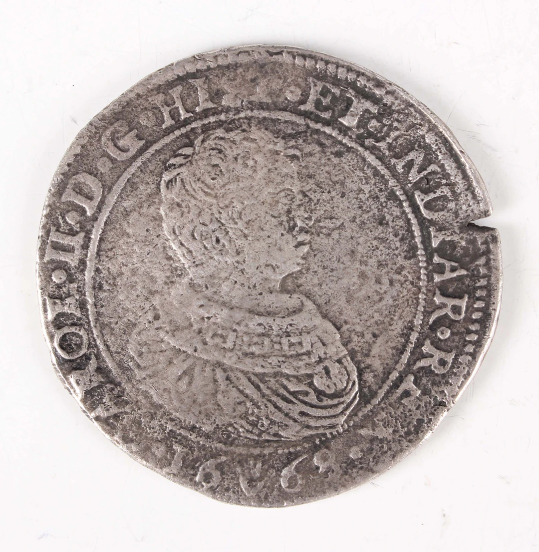 A Spanish Netherlands Charles II ducaton 1668 with typical black patina