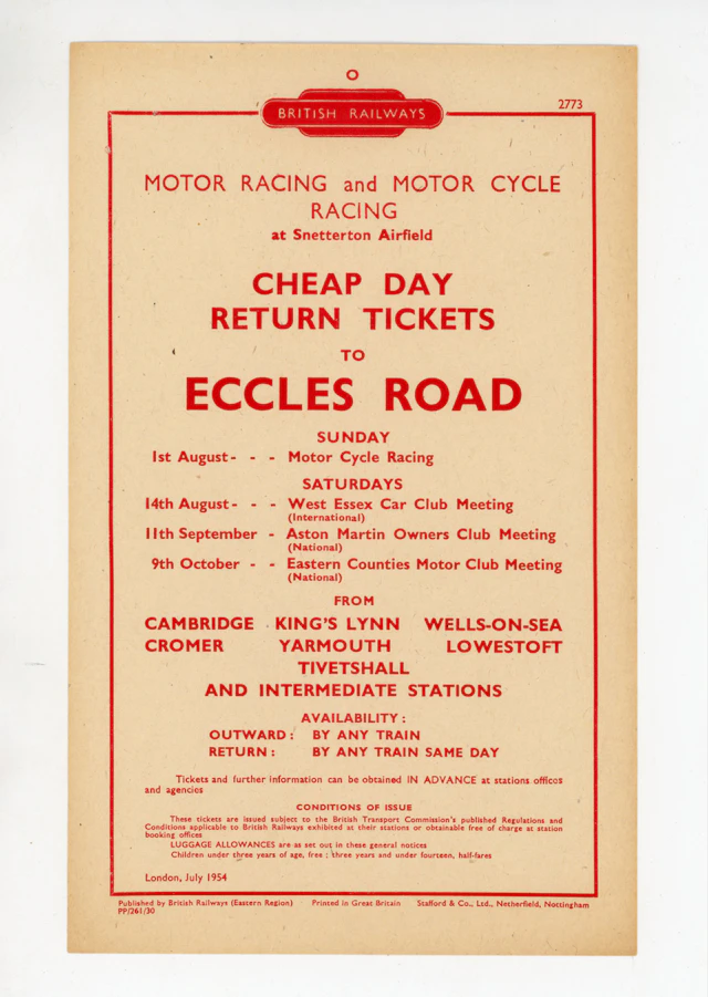 EPHEMERA. A group of six 1950s British Railways posters printed in