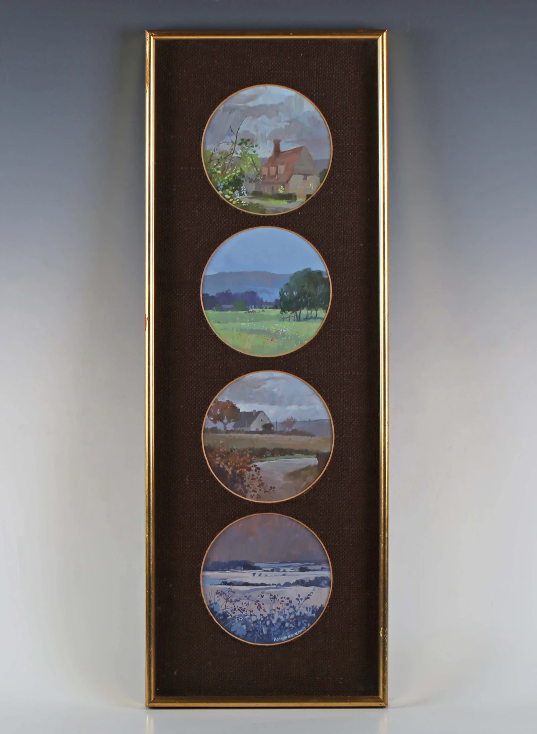 Norman Battershill (British 1922-2010) - Landscape depictions of the