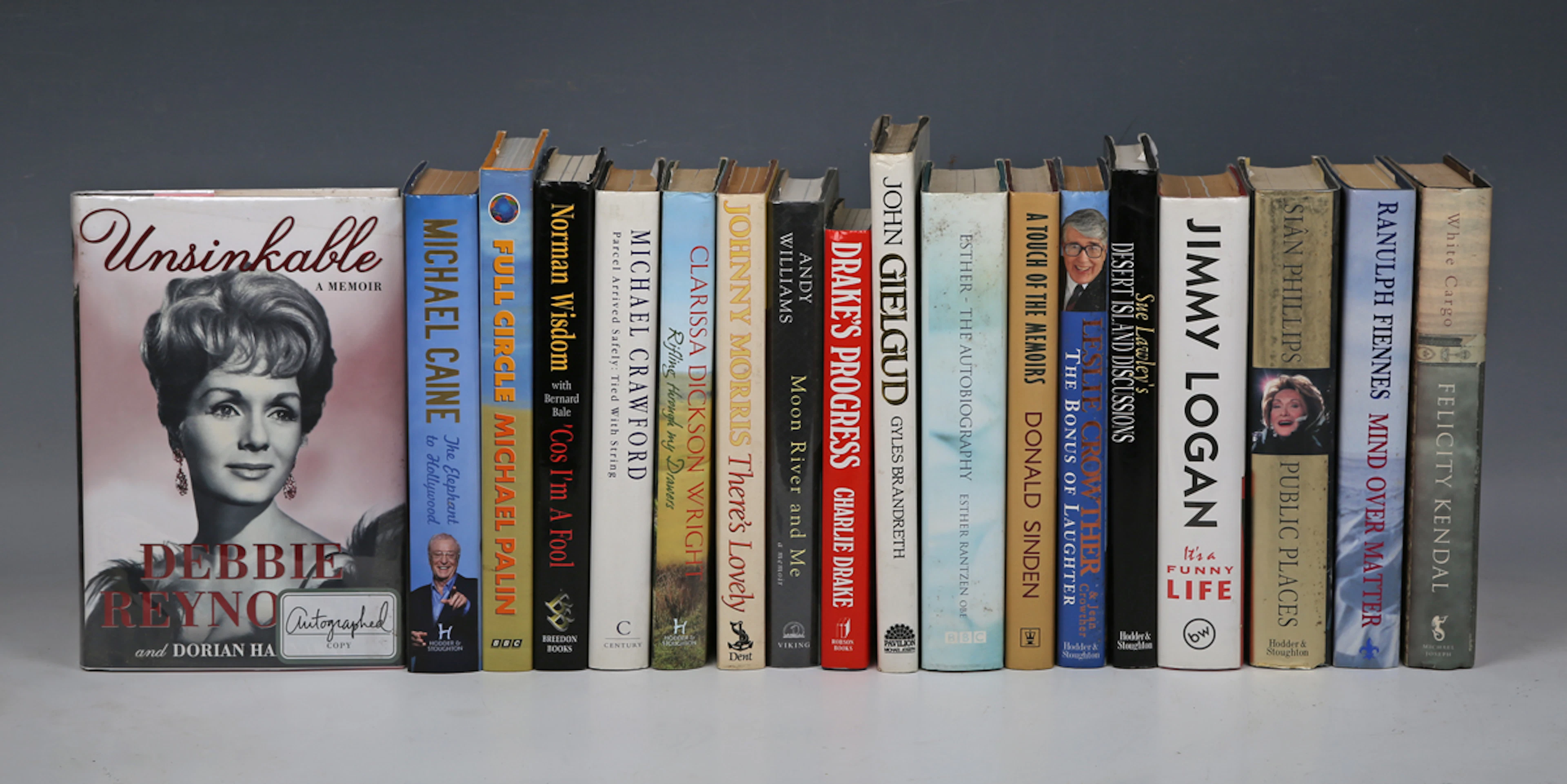 AUTOGRAPHS. A collection of fourteen signed modern first edition books