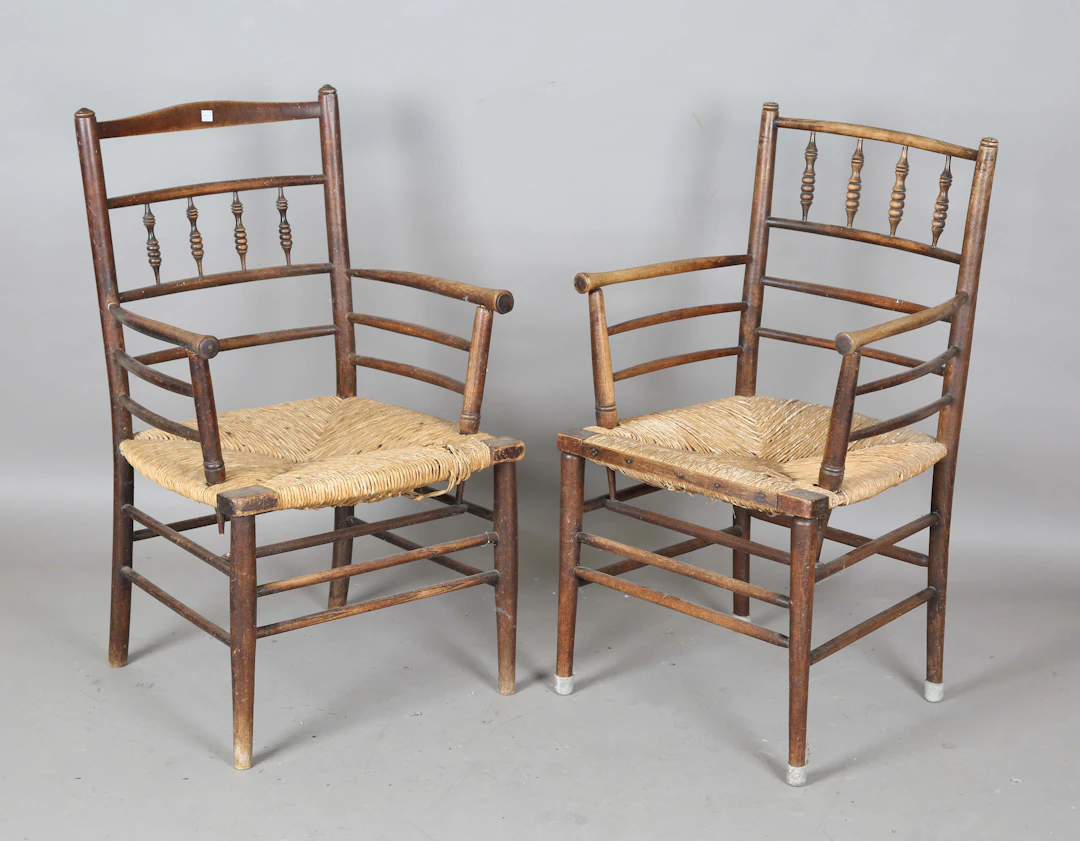 A late Victorian 'Sussex' armchair by Morris & Co, the design attributed
