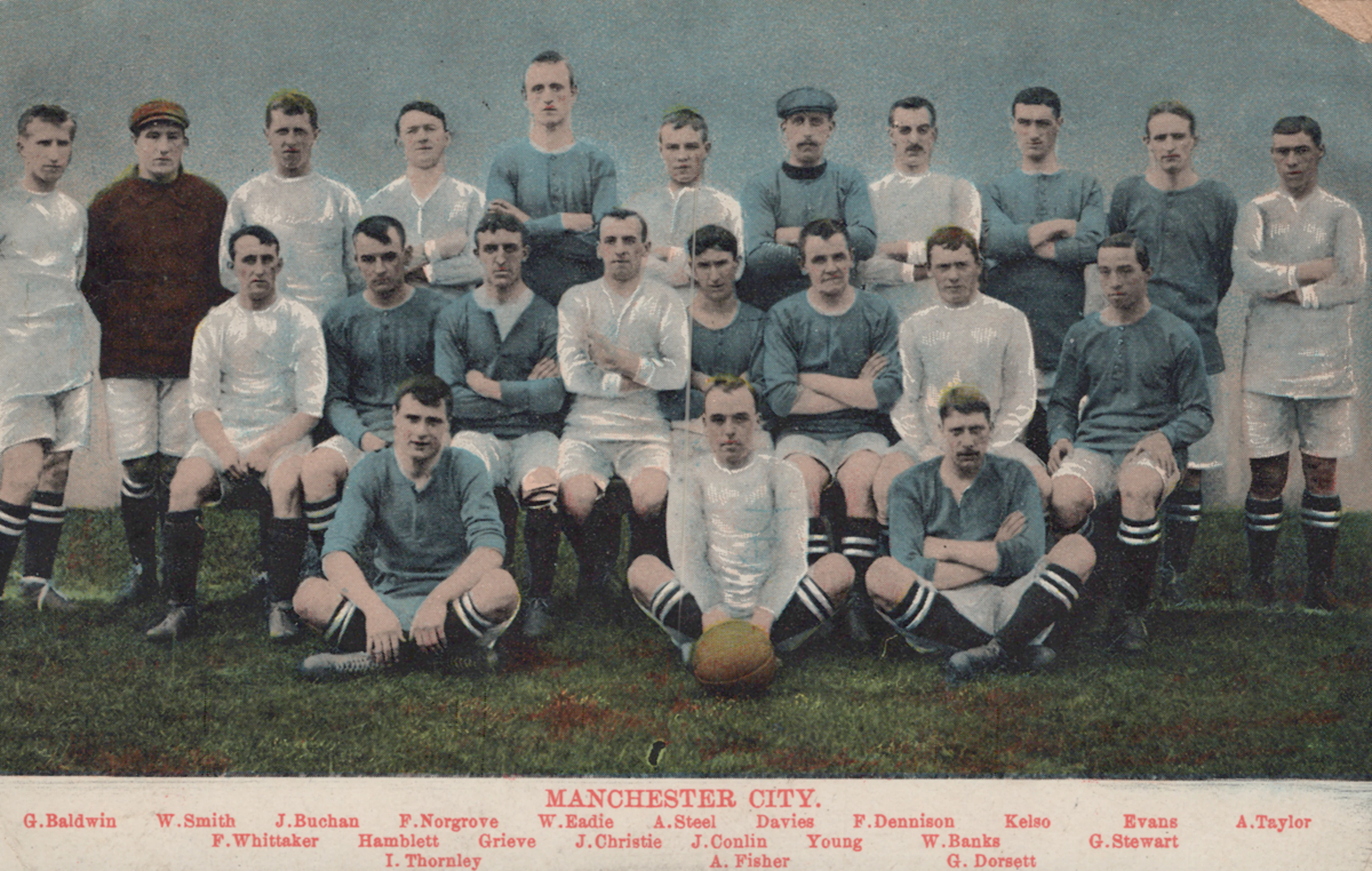 A group of 17 printed postcards of football interest, including team