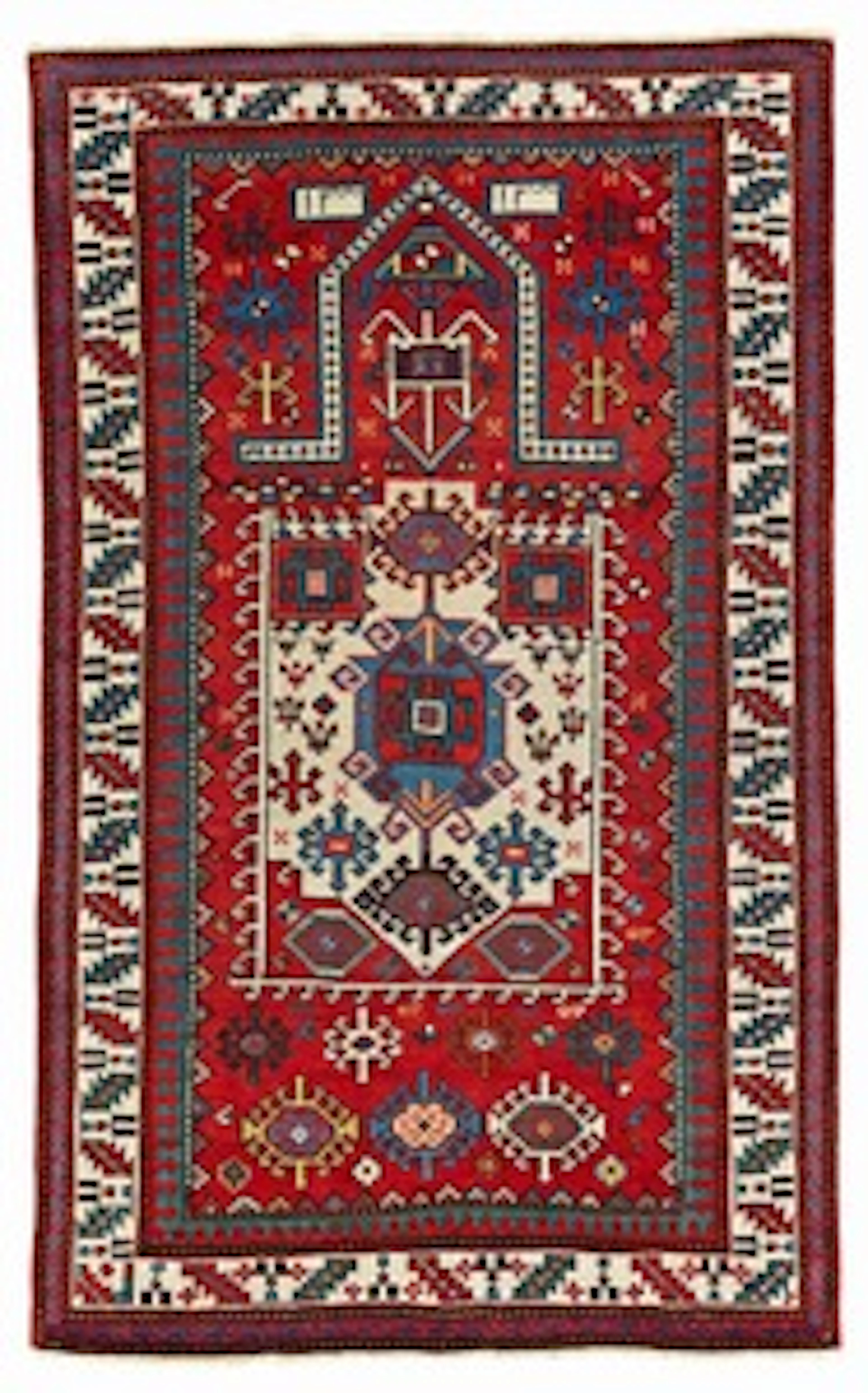 Small Kazak Prayer Rug