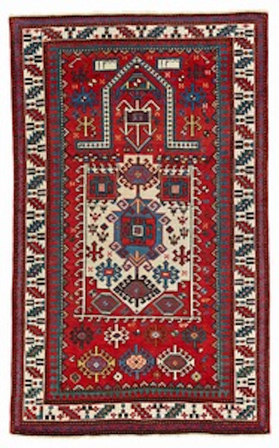 Small Kazak Prayer Rug