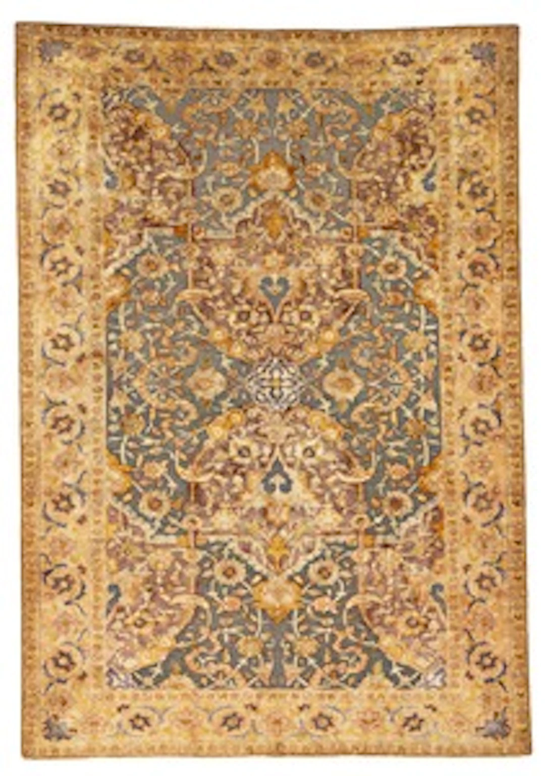 Silk Kum Kapi with metal brocade