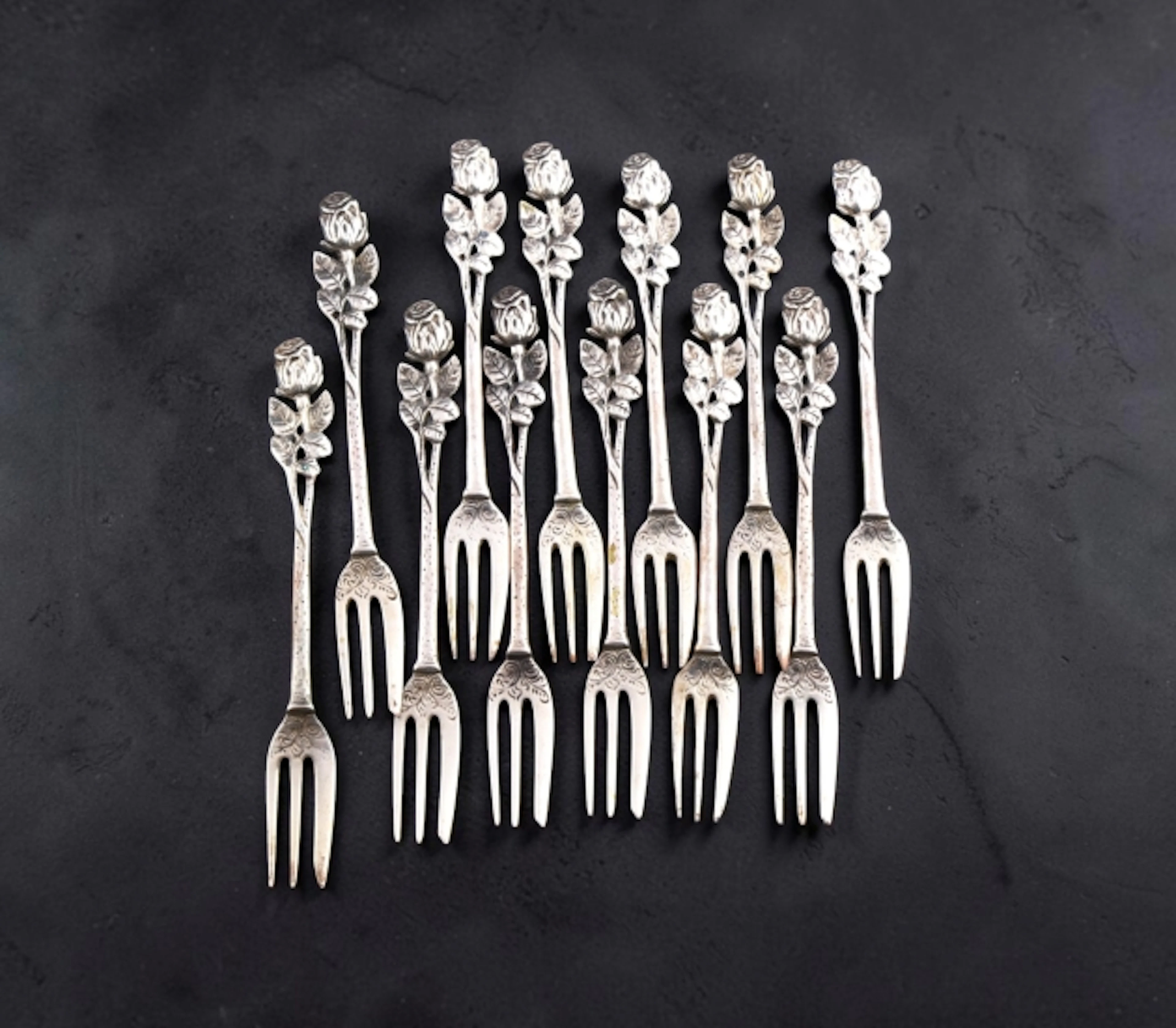Bakelsegafflar, Silver