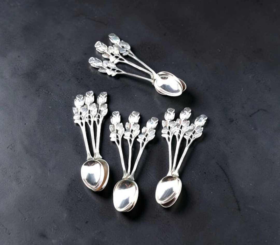 Kaffeskedar, Silver