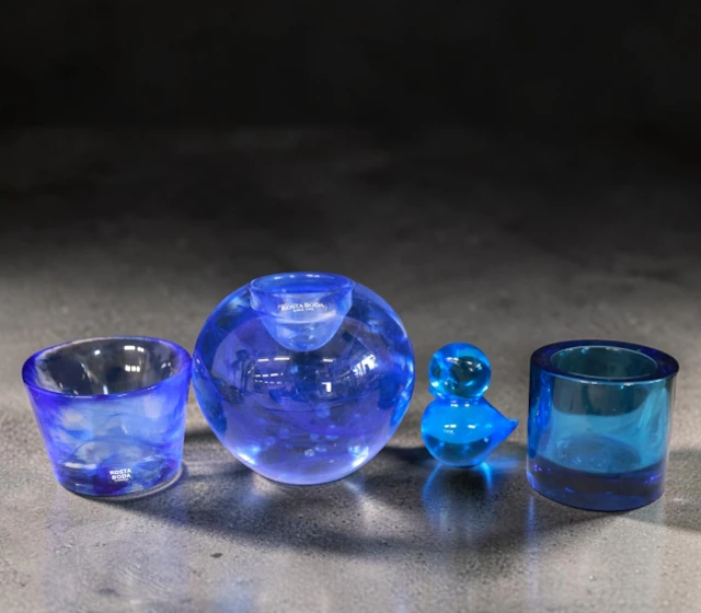 Blått glas