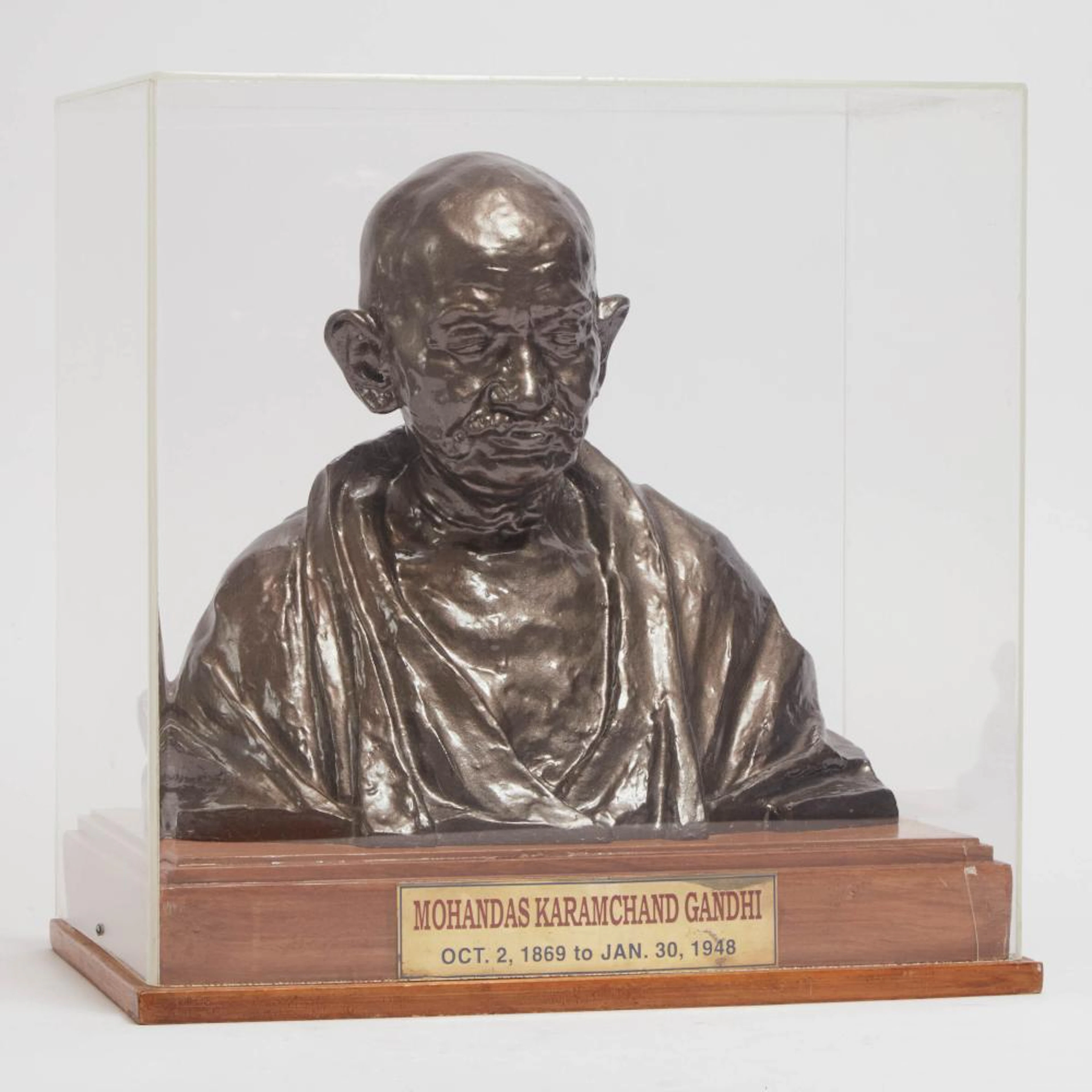 Ram V. Sutar (Indian, b.1925), PRESENTATION BUST OF MAHATMA GANDHI, 2007