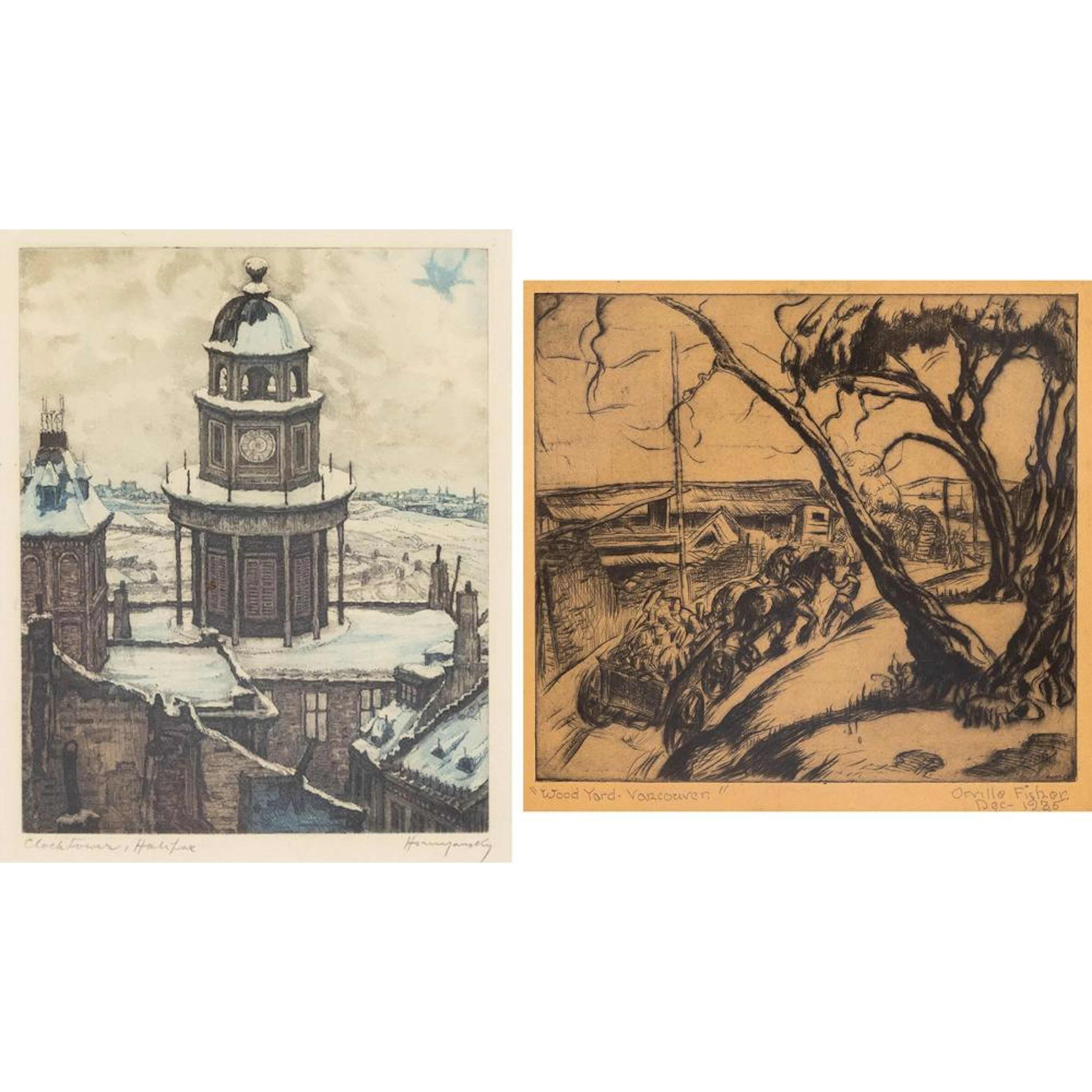 Nicholas Hornyansky (1896-1965); Orville Fisher (1911-1999), CLOCK