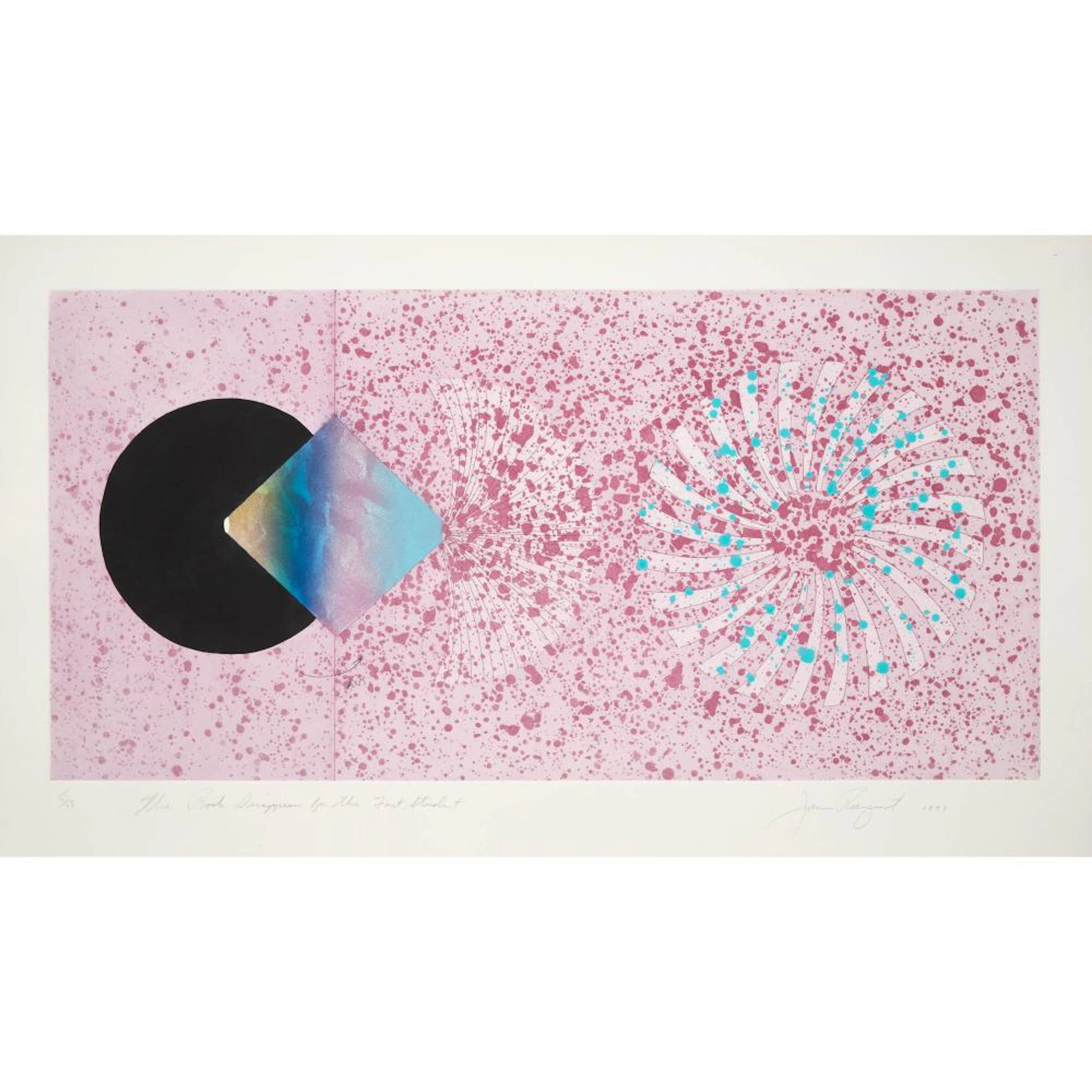 James Rosenquist (1933-2017), THE BOOK DISAPPEARS FOR THE FAST STUDENT