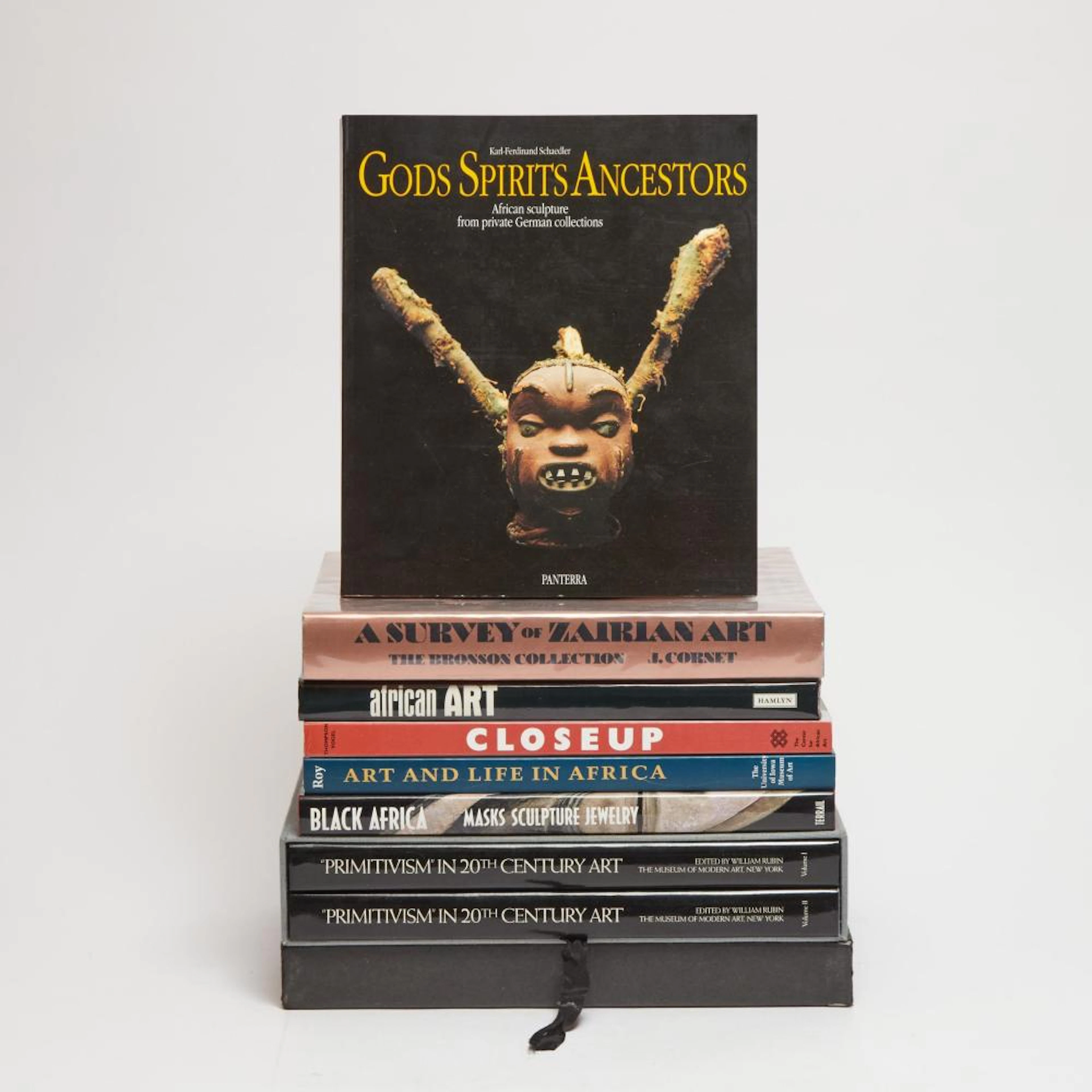 Group of Nine African Art Reference Books
