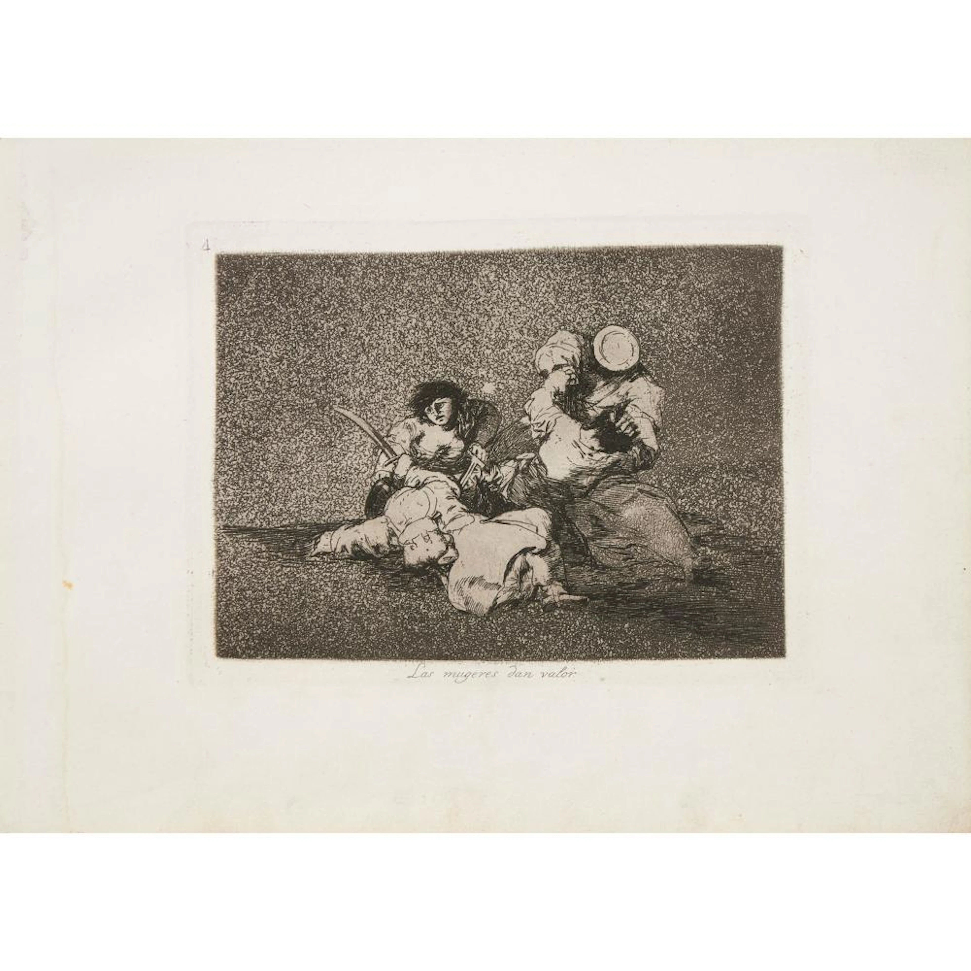 Francisco José de Goya y Lucientes (1746-1828), LAS MUGERES DAN VALOR