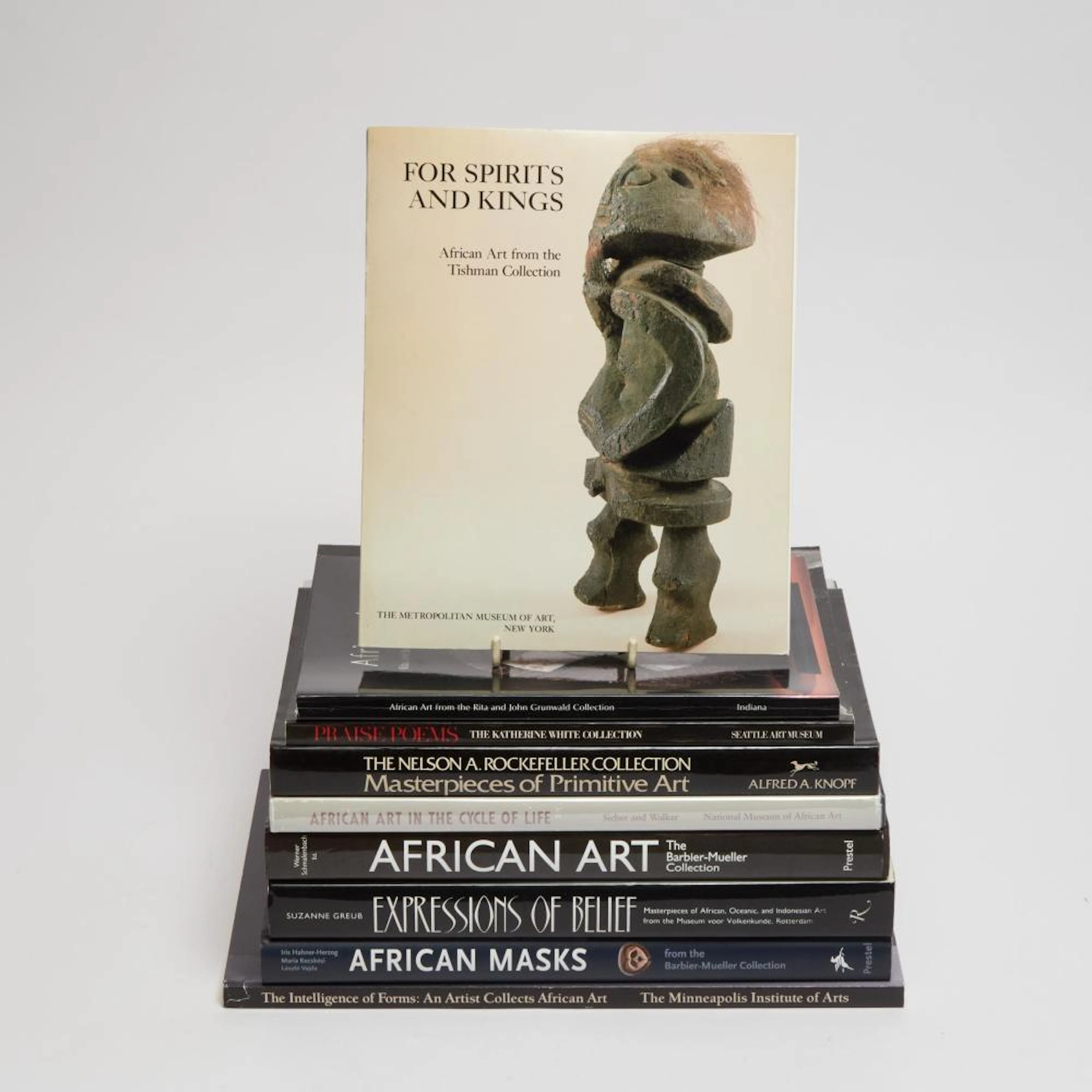 Group of Eight African Art Reference Books together with a Tribal Art Book