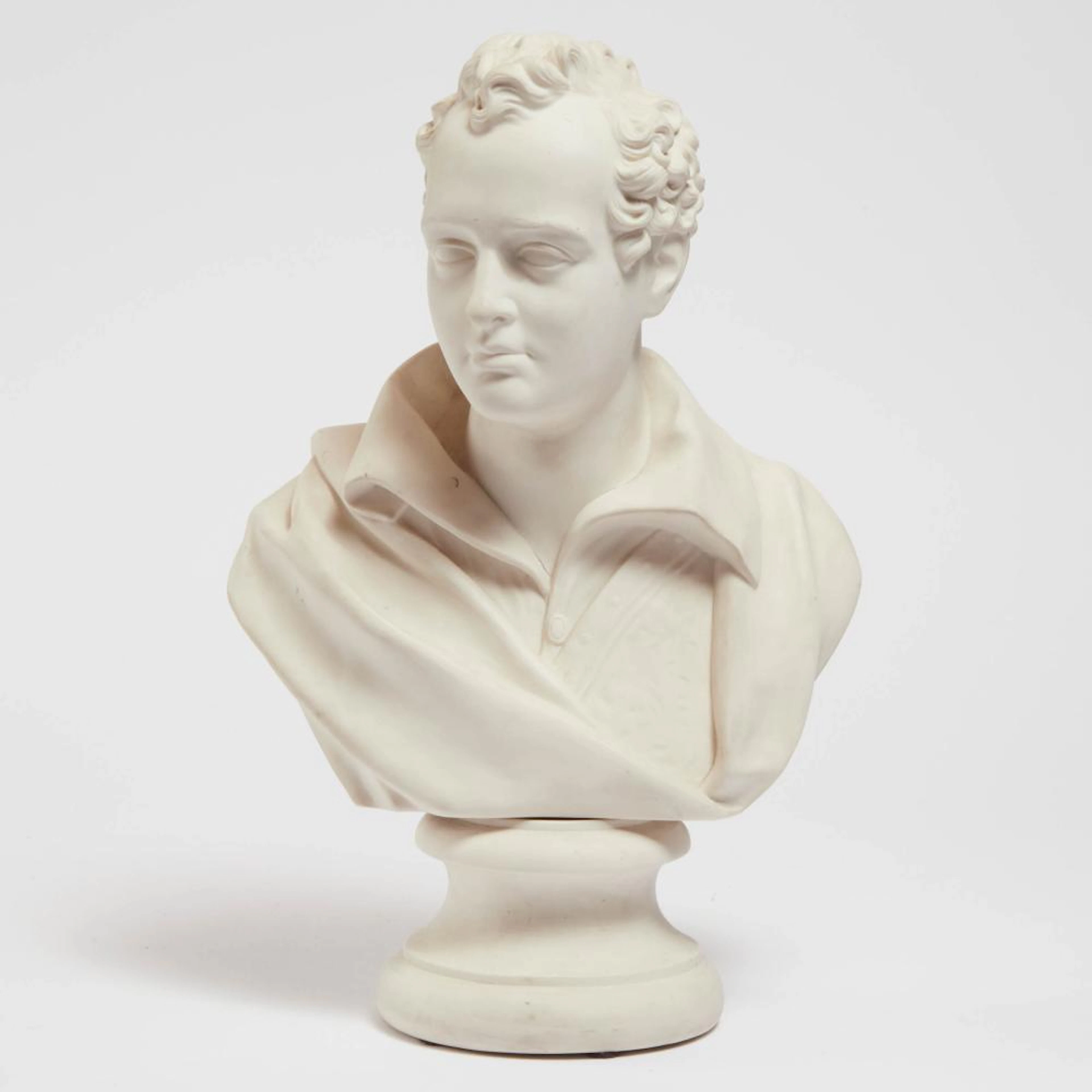 Wedgwood Parian Bust of Lord Byron, early 20th century