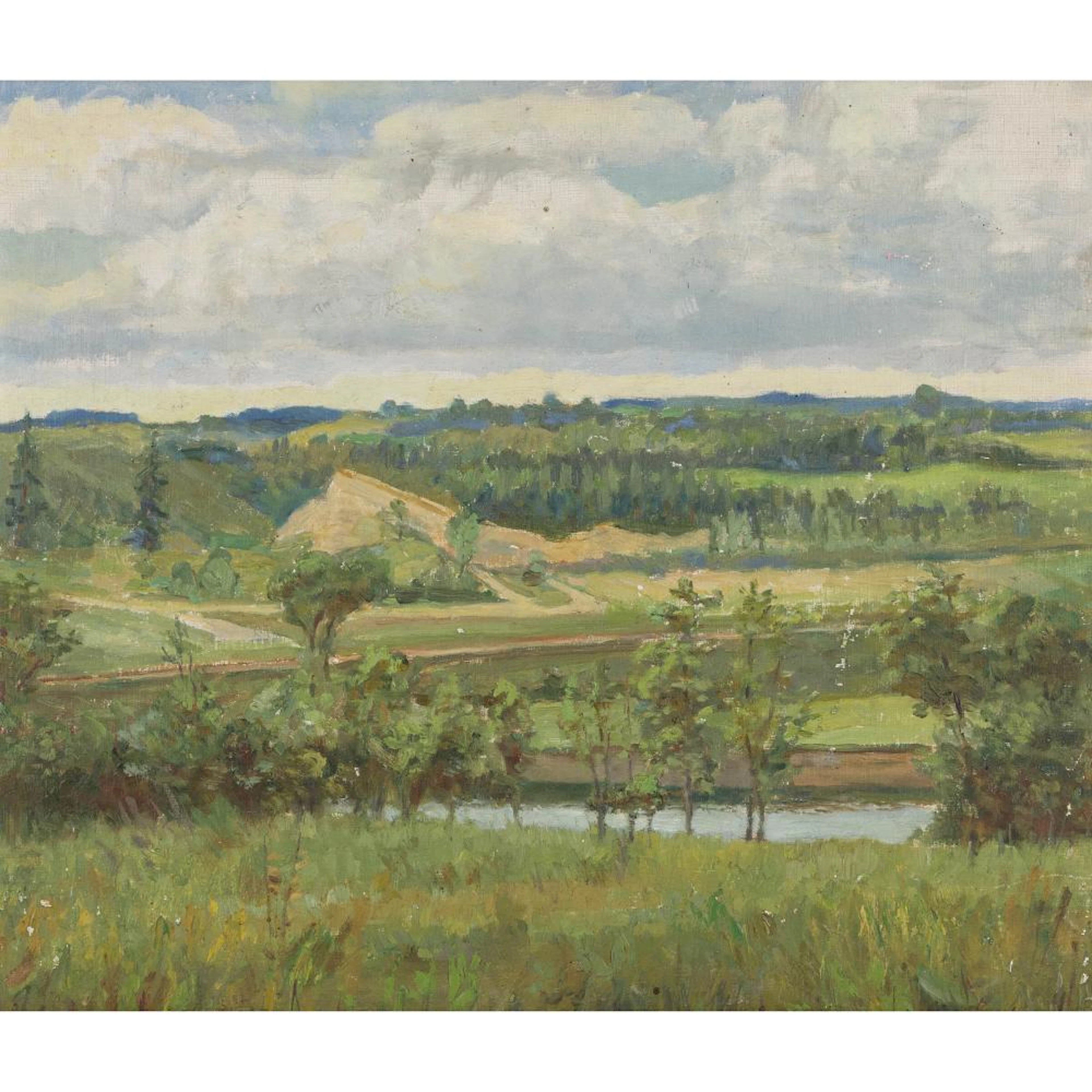 Sir Edmund Wyly Grier (1862-1957), SALMON RIVER, QUEBEC, 1946