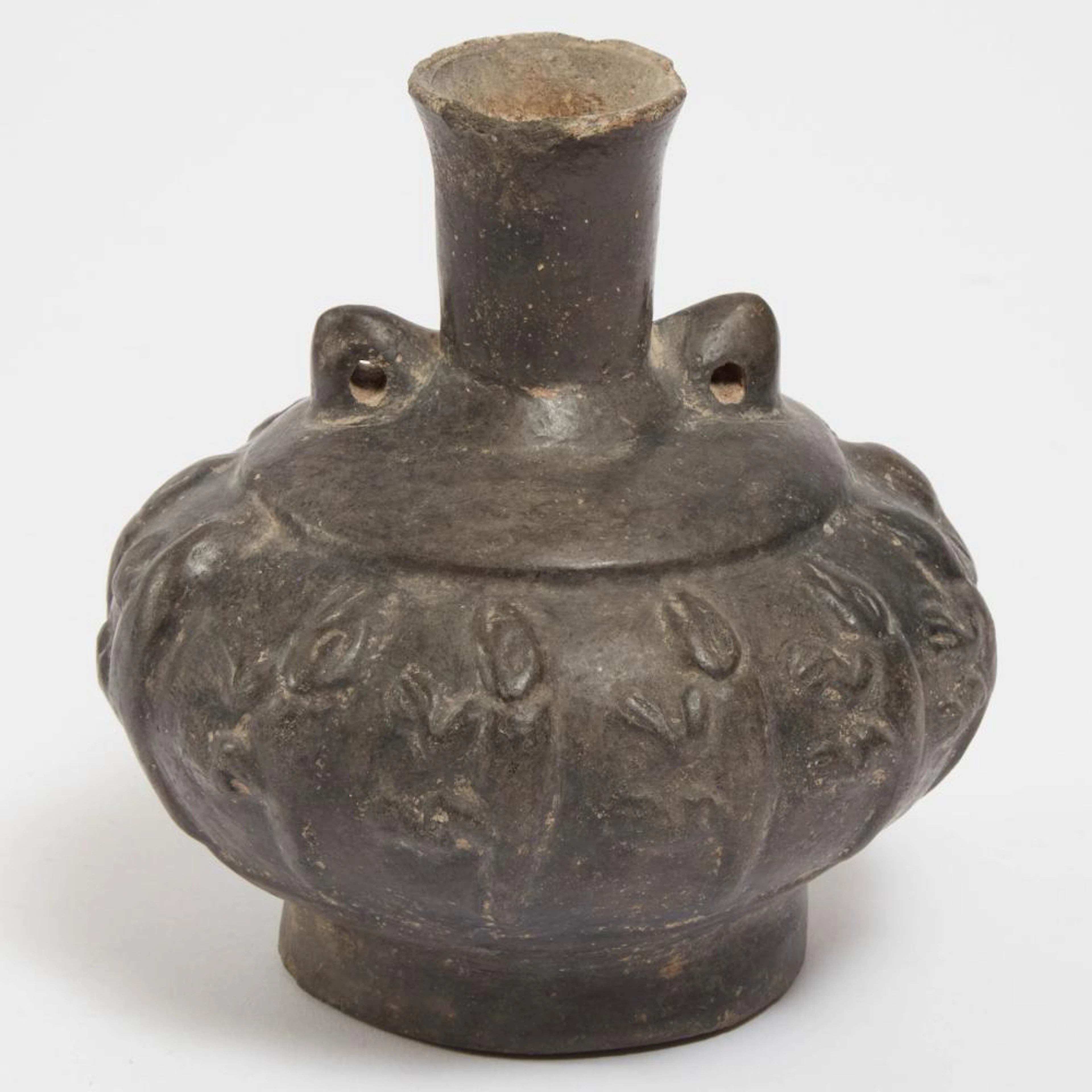 Chimu Blackware Pottery Vessel, Central Coastal Peru, 1100-1470 AD