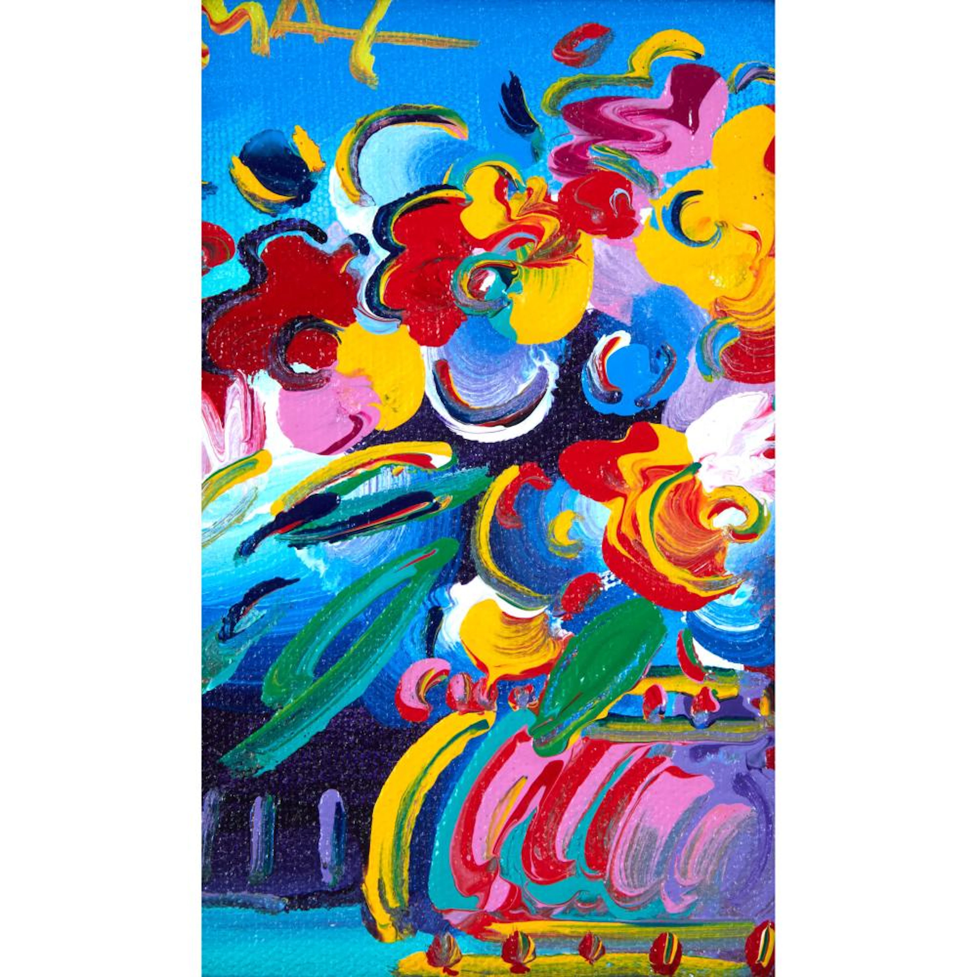 Peter Max (b. 1937), VASE OF FLOWERS, SERIES XVII VER. II #1, 1998