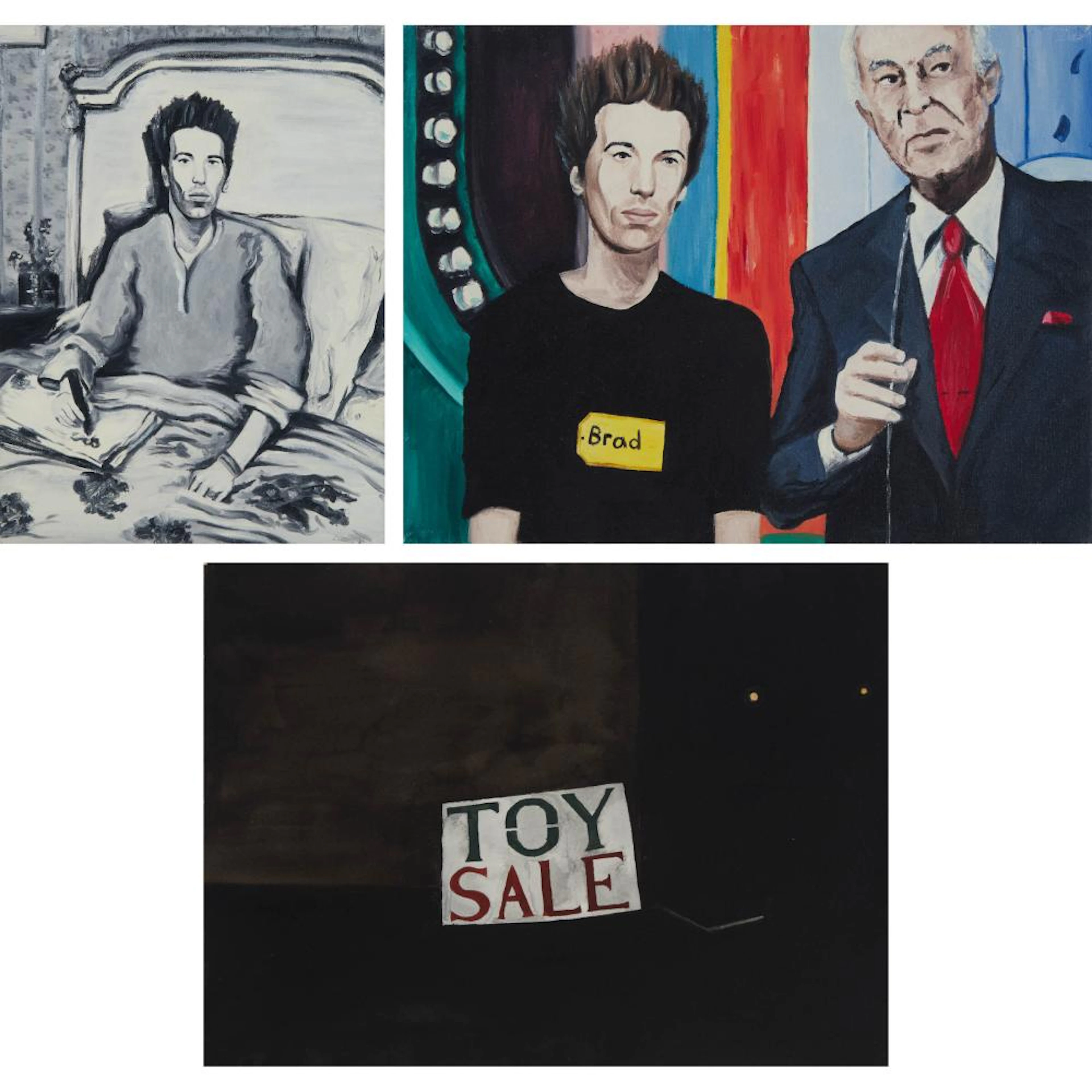 Brad Phillips (b. 1974), SELF PORTRAIT, 1999; COME ON DOWN, 1999;