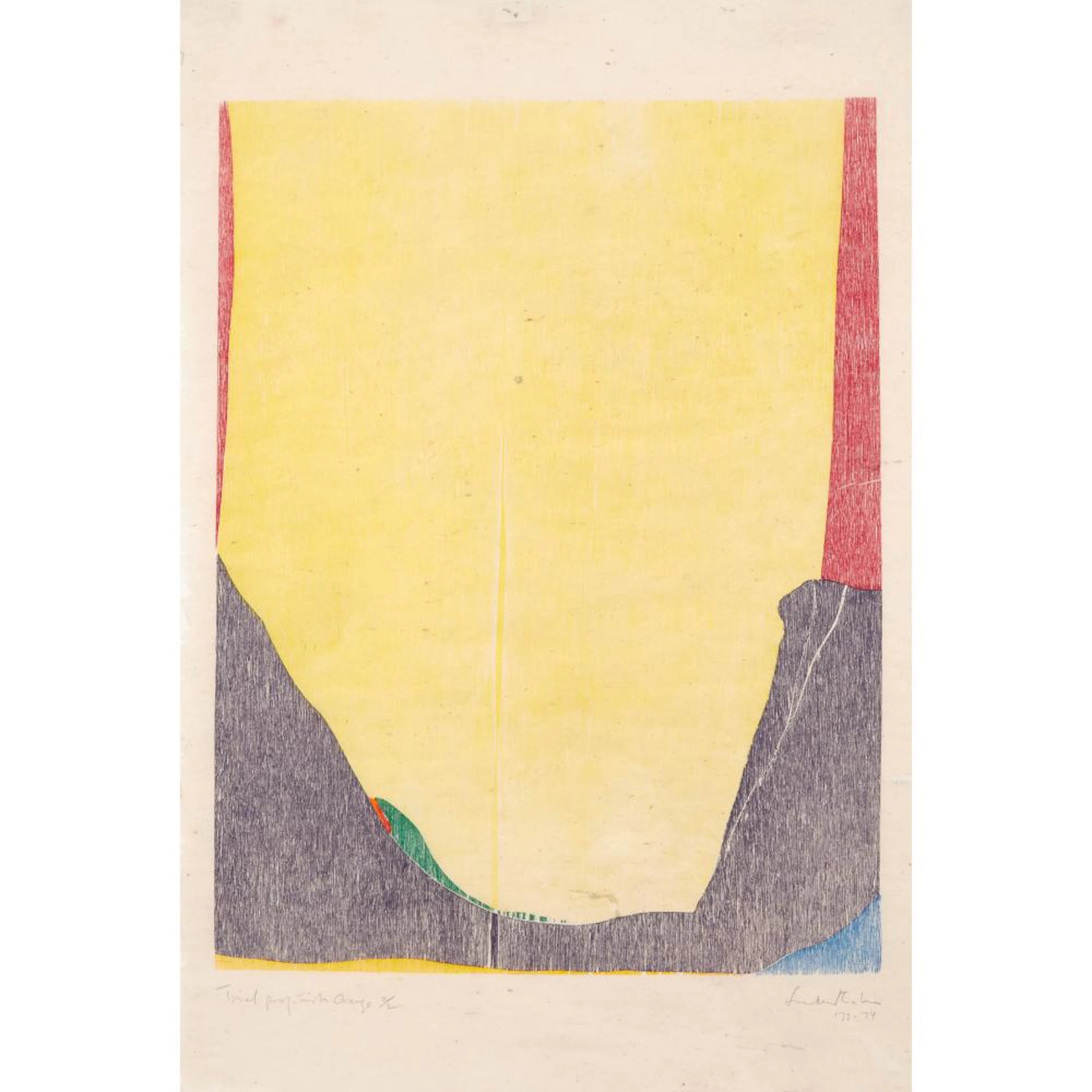 Helen Frankenthaler (1928-2011), EAST AND BEYOND WITH ORANGE, 1973-74 [H. 41]