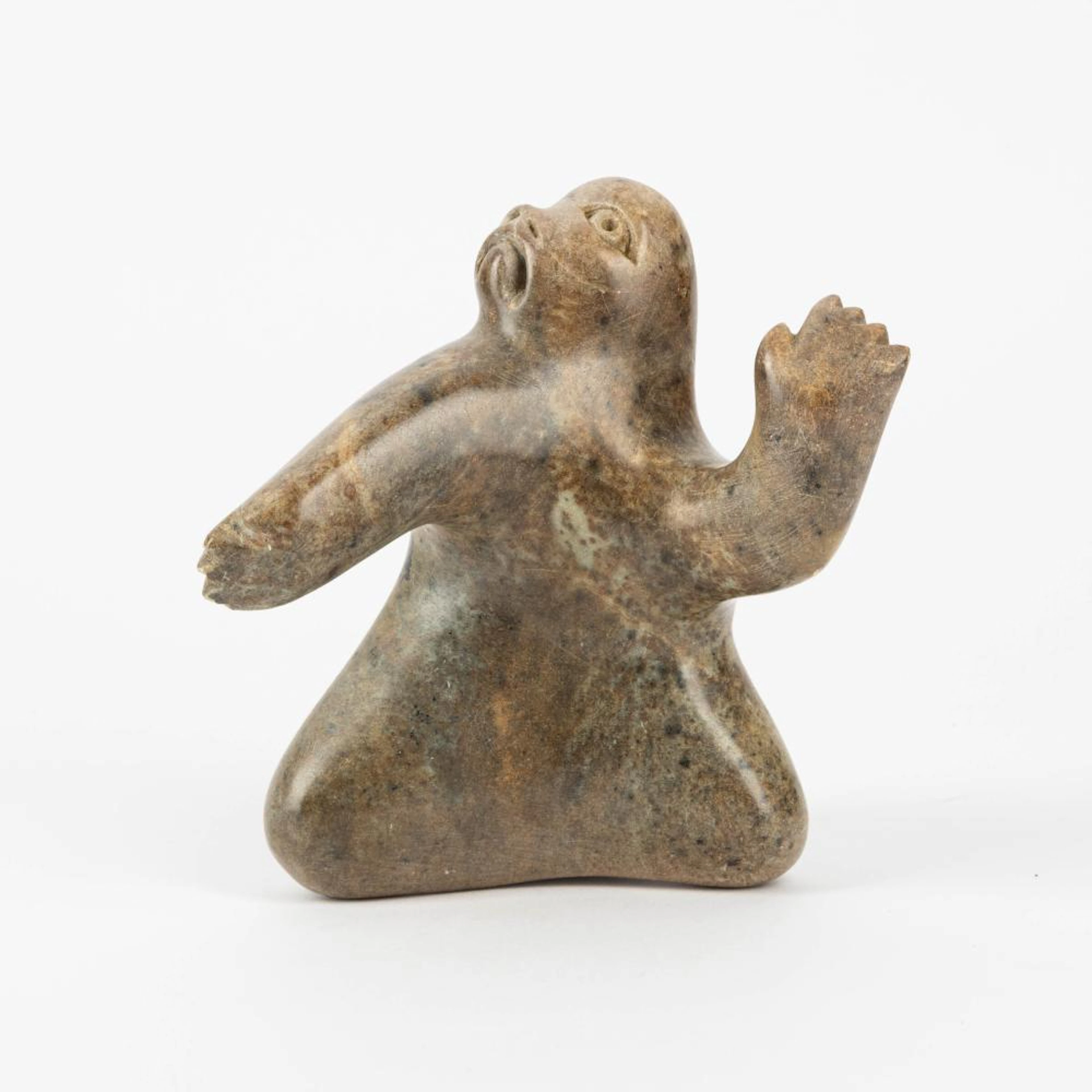 Abraham Anghik Ruben ᐊᐃᐊᔭᑲ ᐊᐸᑲ ᐊᒋ, OC (b. 1951), SEAL TRANSFORMATION, 2000