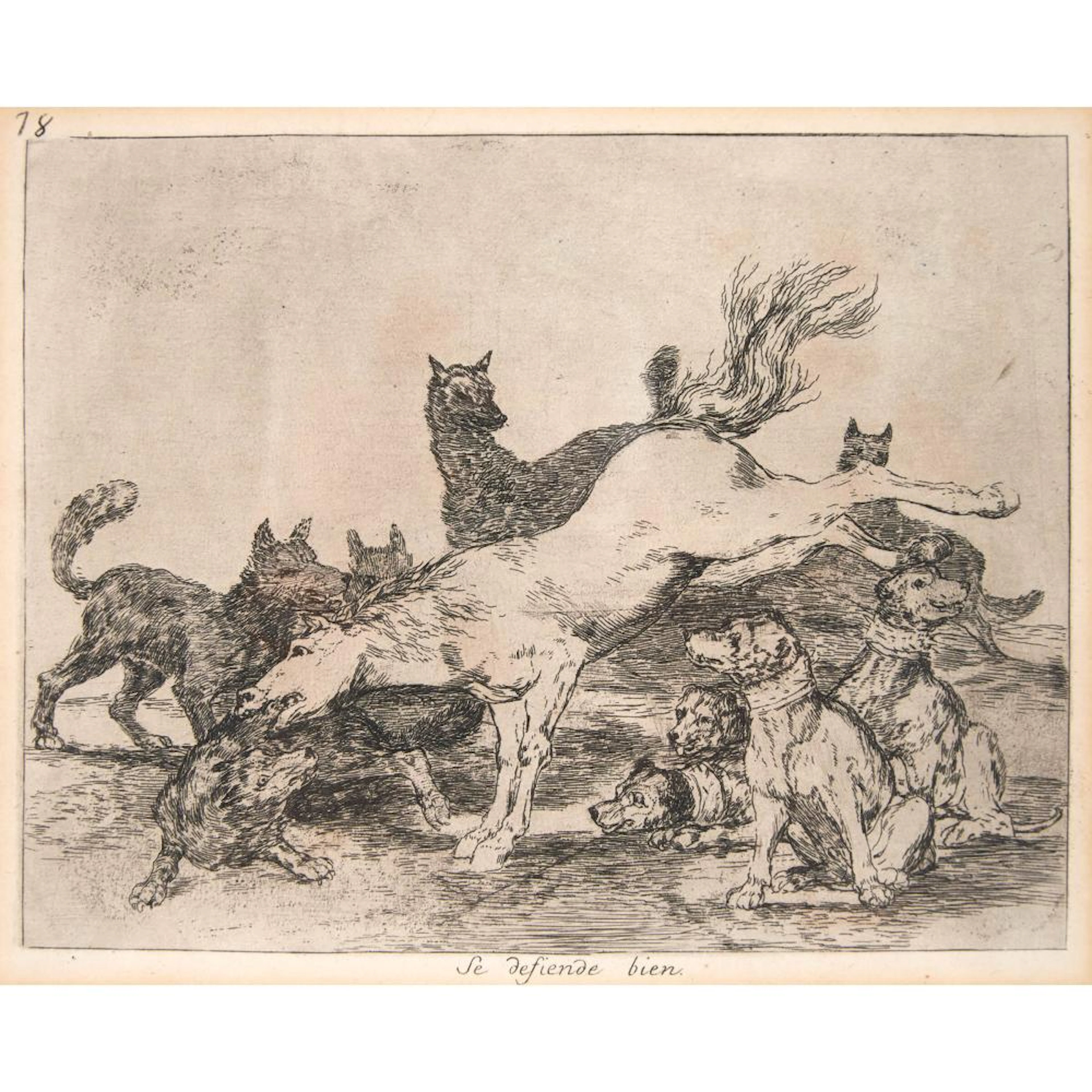 Francisco José de Goya y Lucientes (1746-1828), SE DEFIENDE BIEN (HE