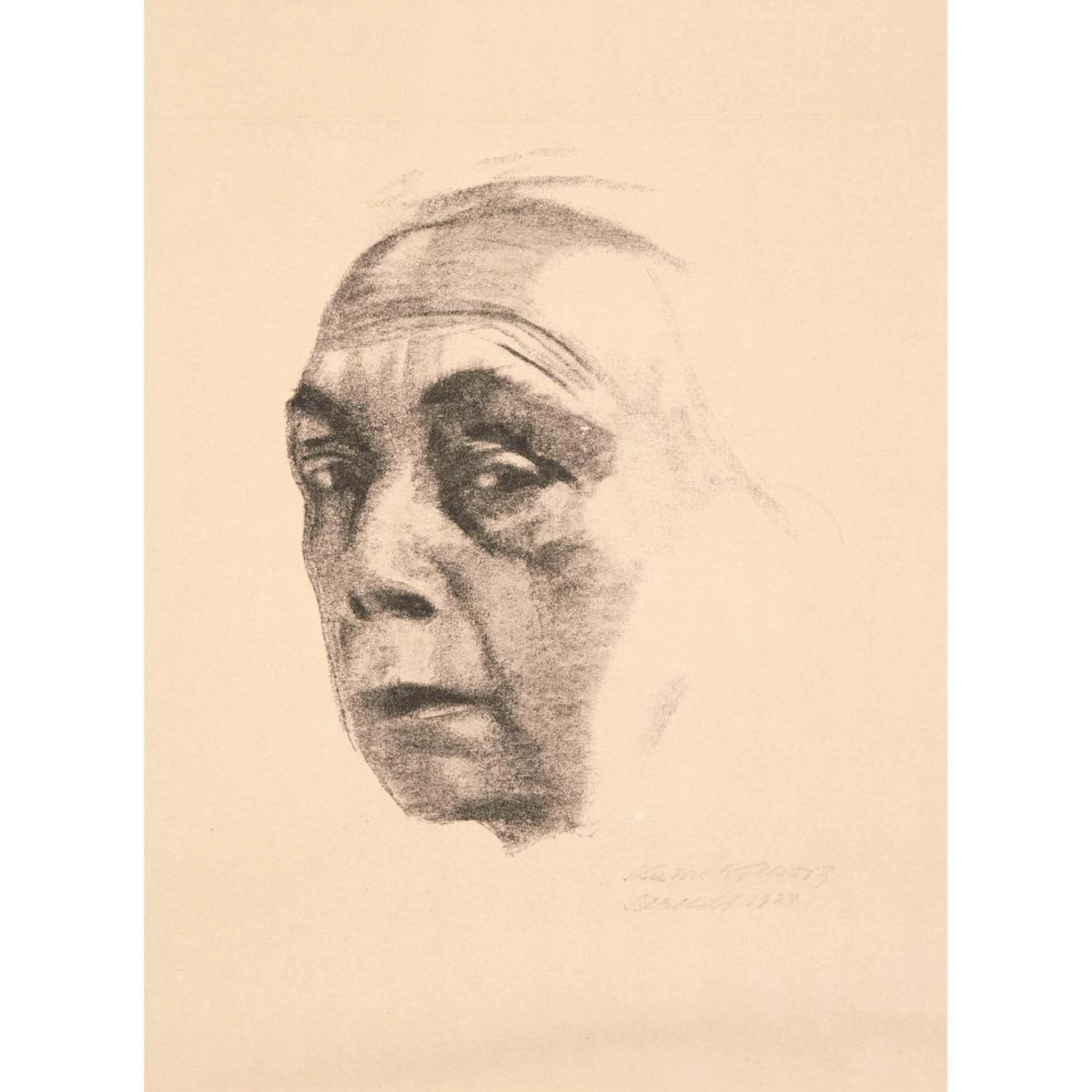Käthe Kollwitz (1867-1945), SELBSTBILD, 1924 [K. 198D]