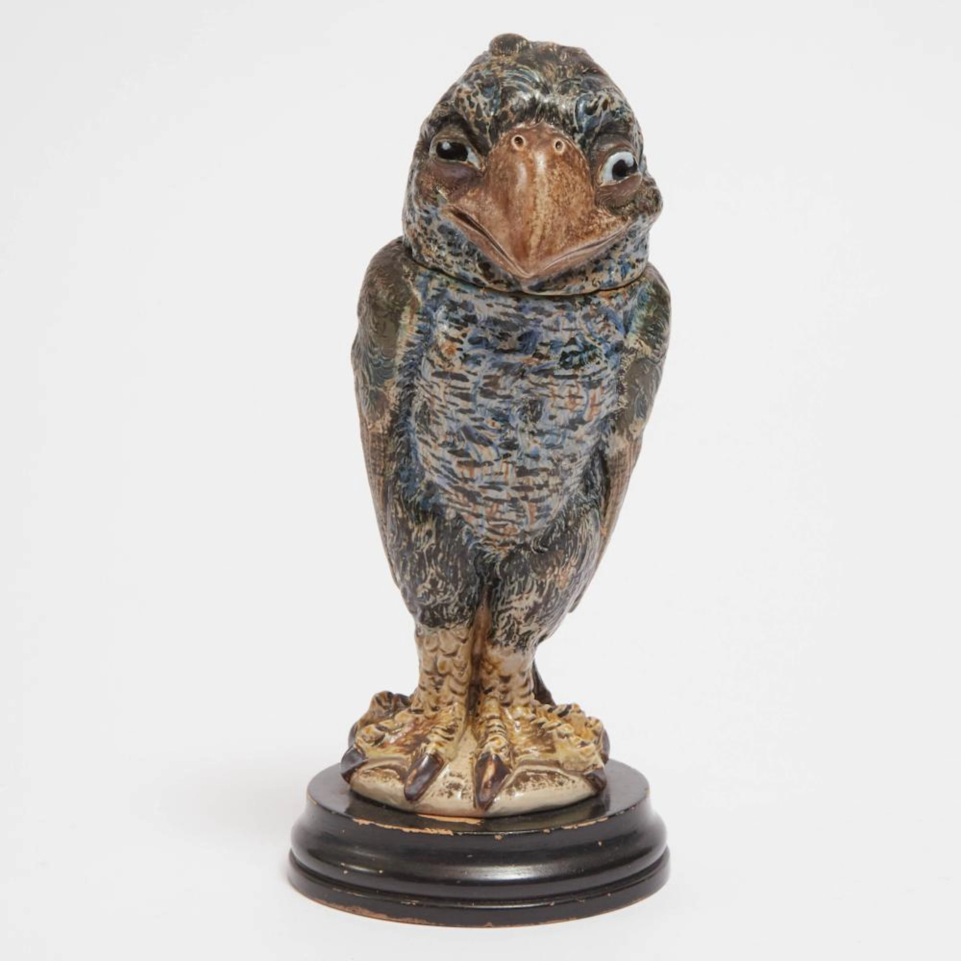 Martin Brothers Stoneware Bird Tobacco Jar, 1899