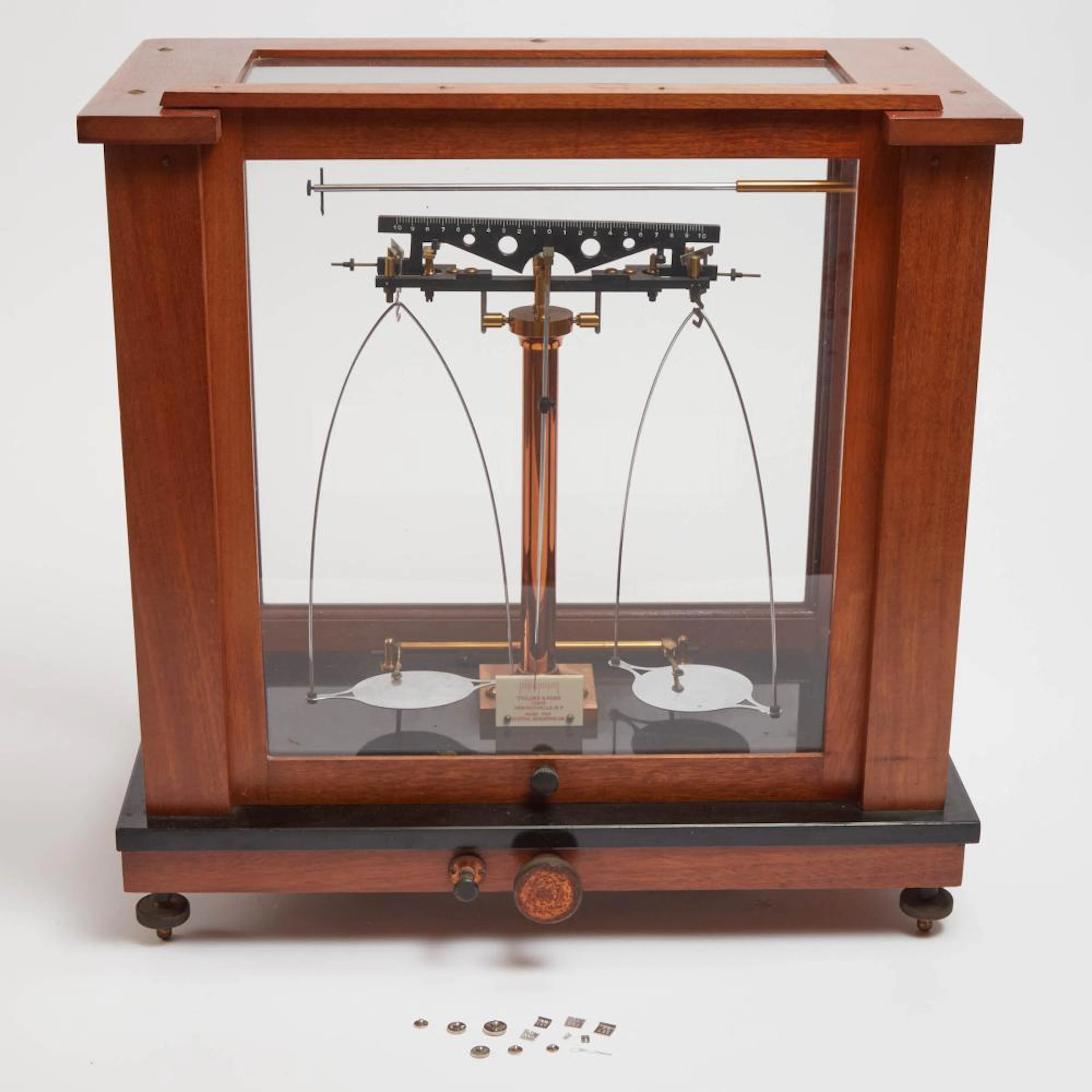 Analytical Beam Balance, Voland & Son, New Rochelle, N.Y., early/mid-20th