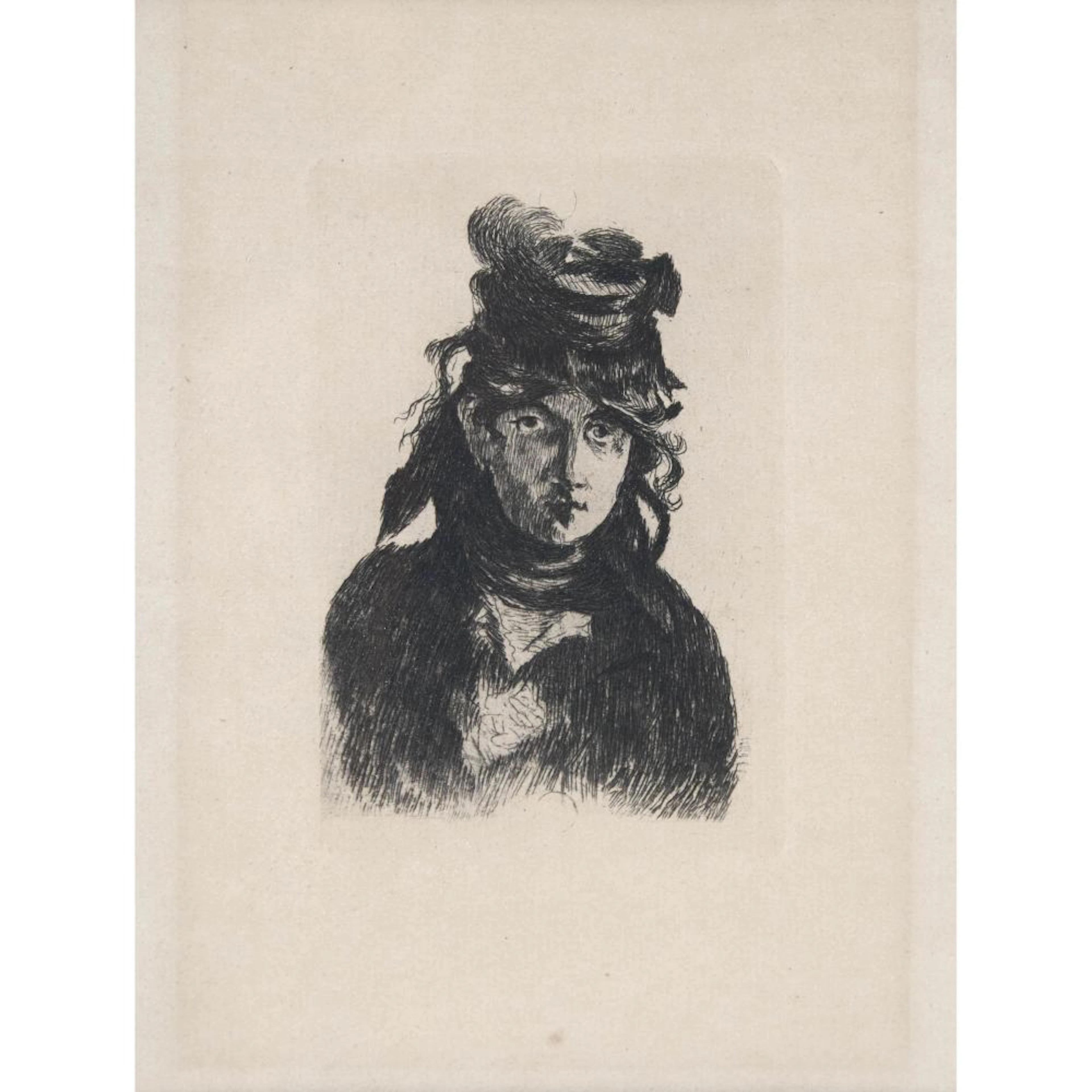Édouard Manet (1832–1883), PORTRAIT OF BERTHE MORISOT, 1872 [G. 59]