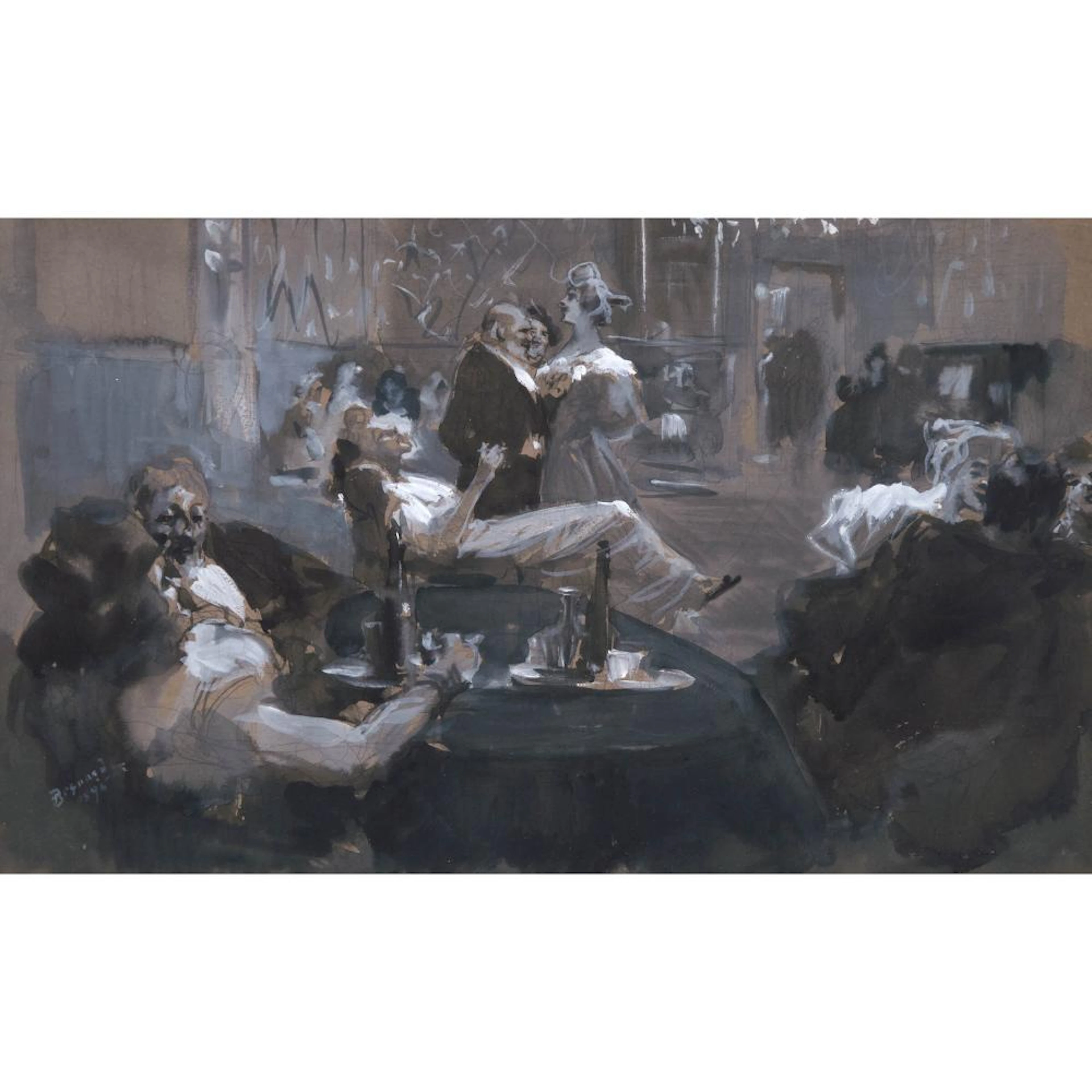 Paul-Albert Besnard (1849-1934), LE CAFÉ, 1895