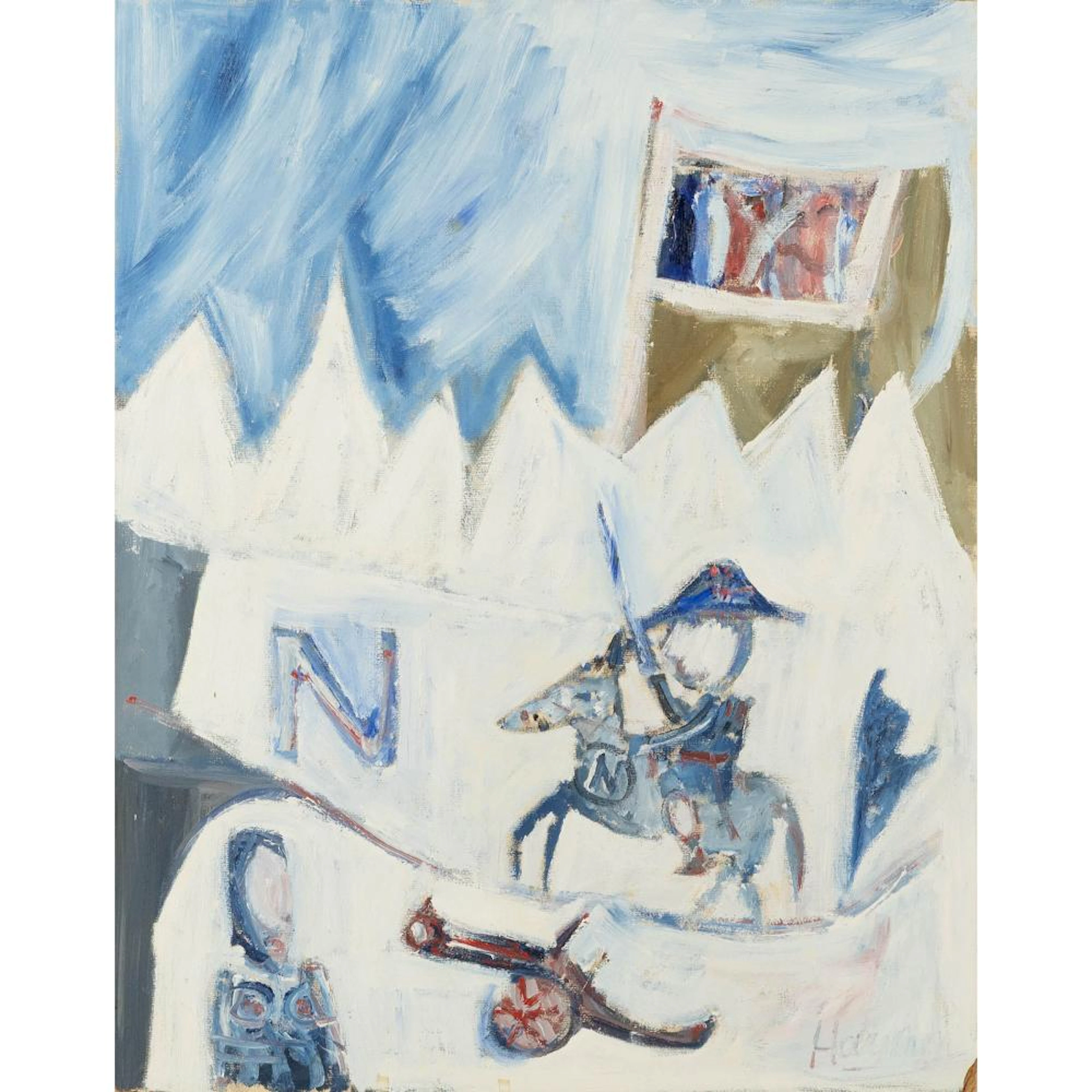 Patrick Hayman (1915-1988), NAPOLEON CROSSING THE ALPS, 1964