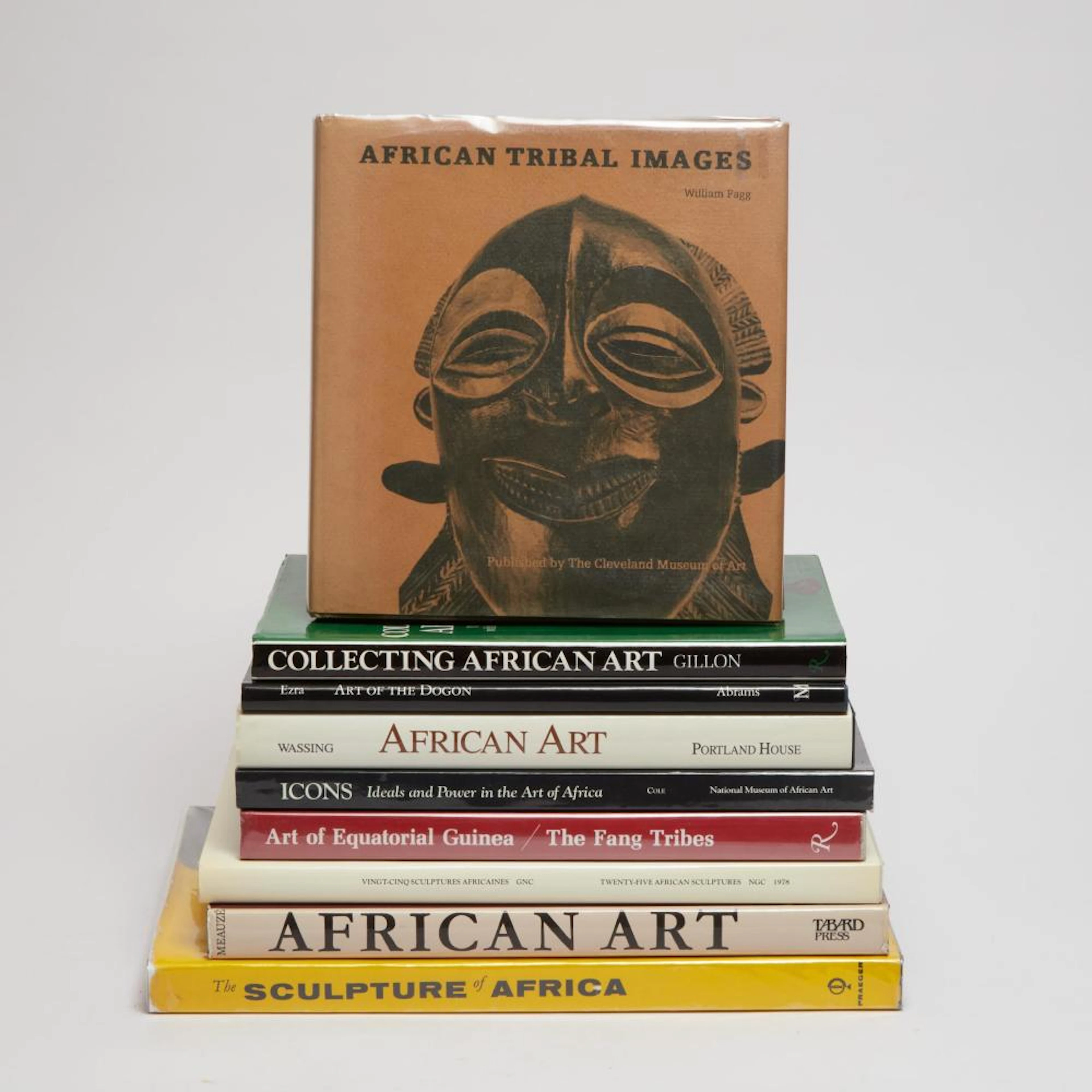 Group of Nine African Art Reference Books