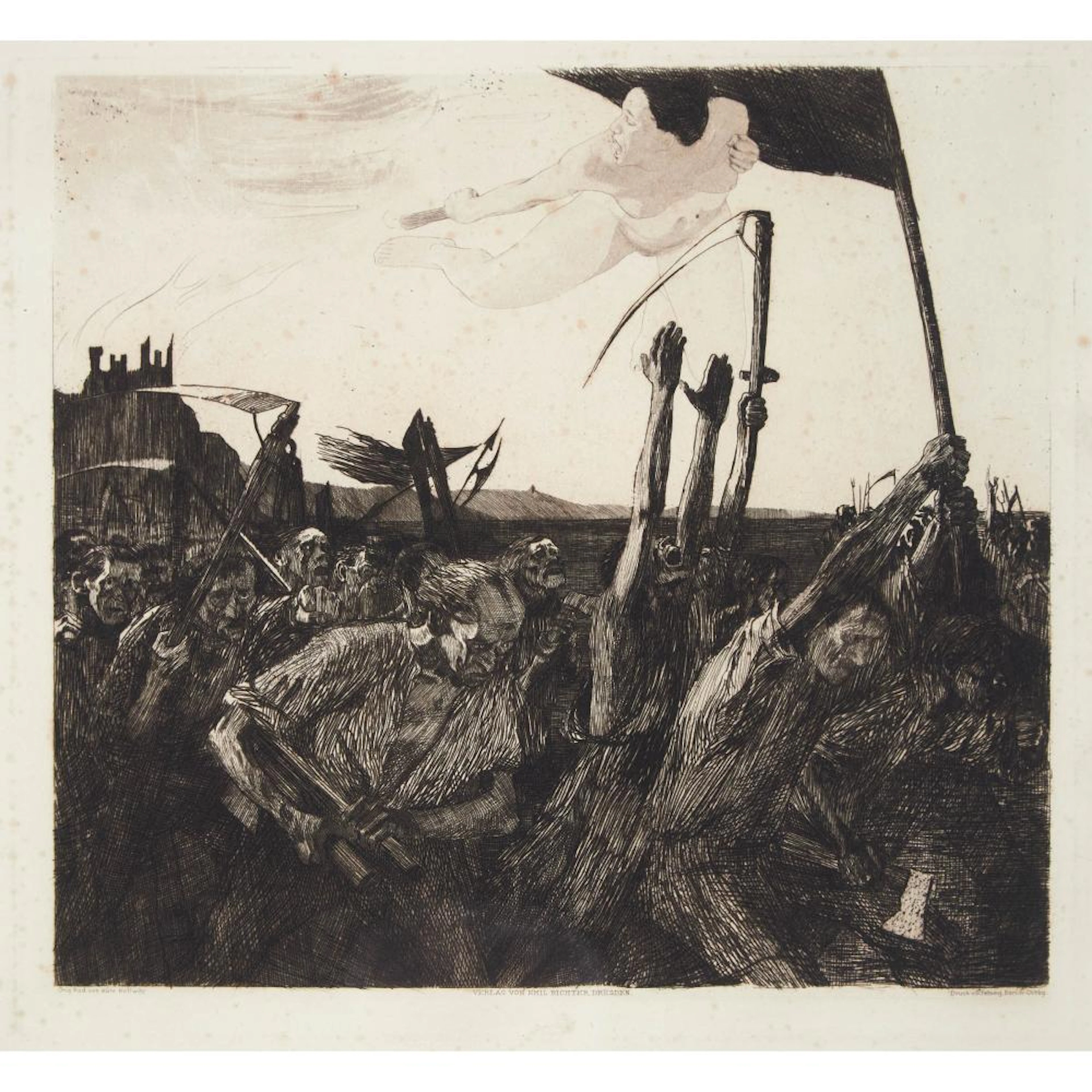 Käthe Kollwitz (1867-1945), AUFRUHR, 1899 [K. 46]
