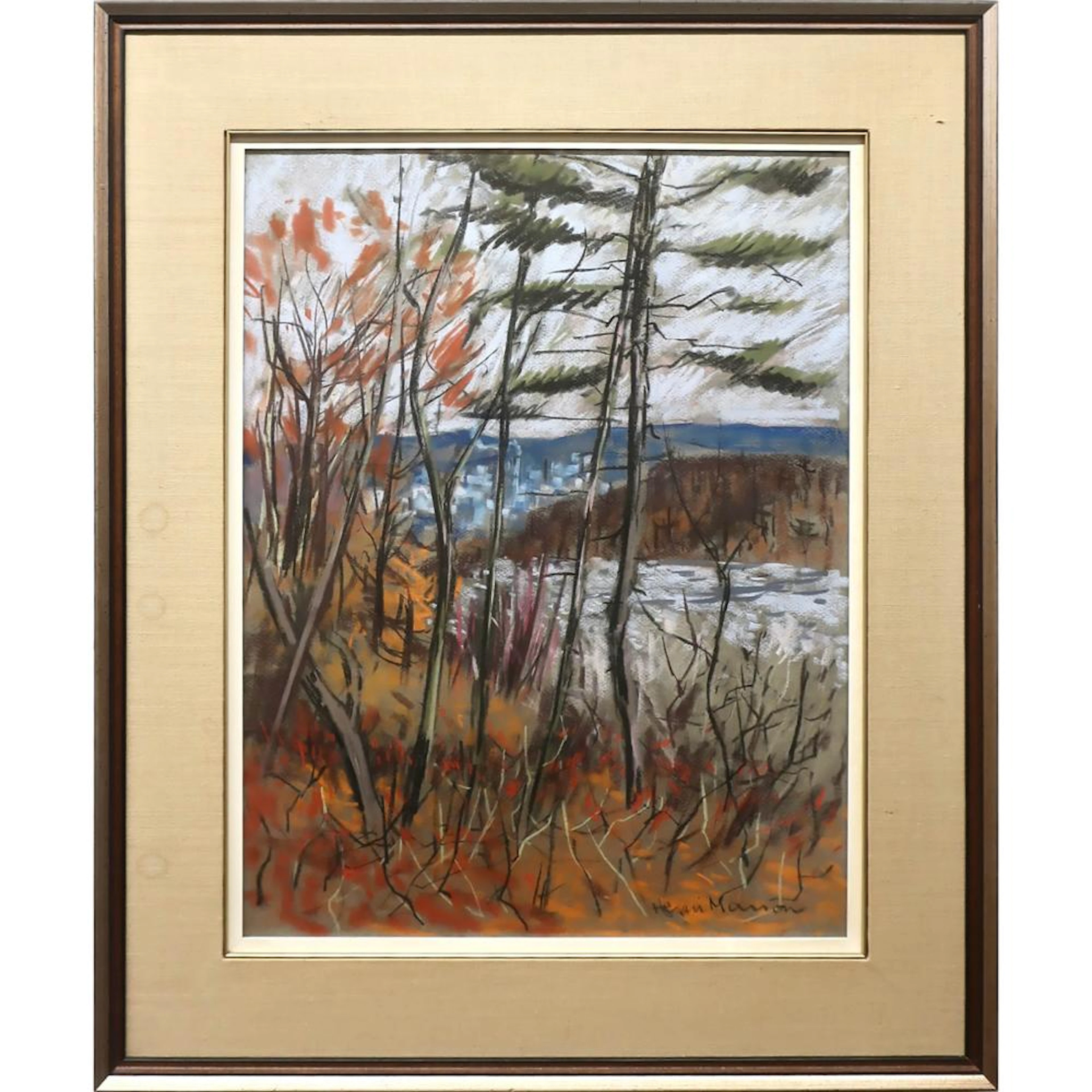 HENRI LEOPOLD MASSON, RCA (CANADIAN, 1907-1996), LANDSCAPE, GATINEAU