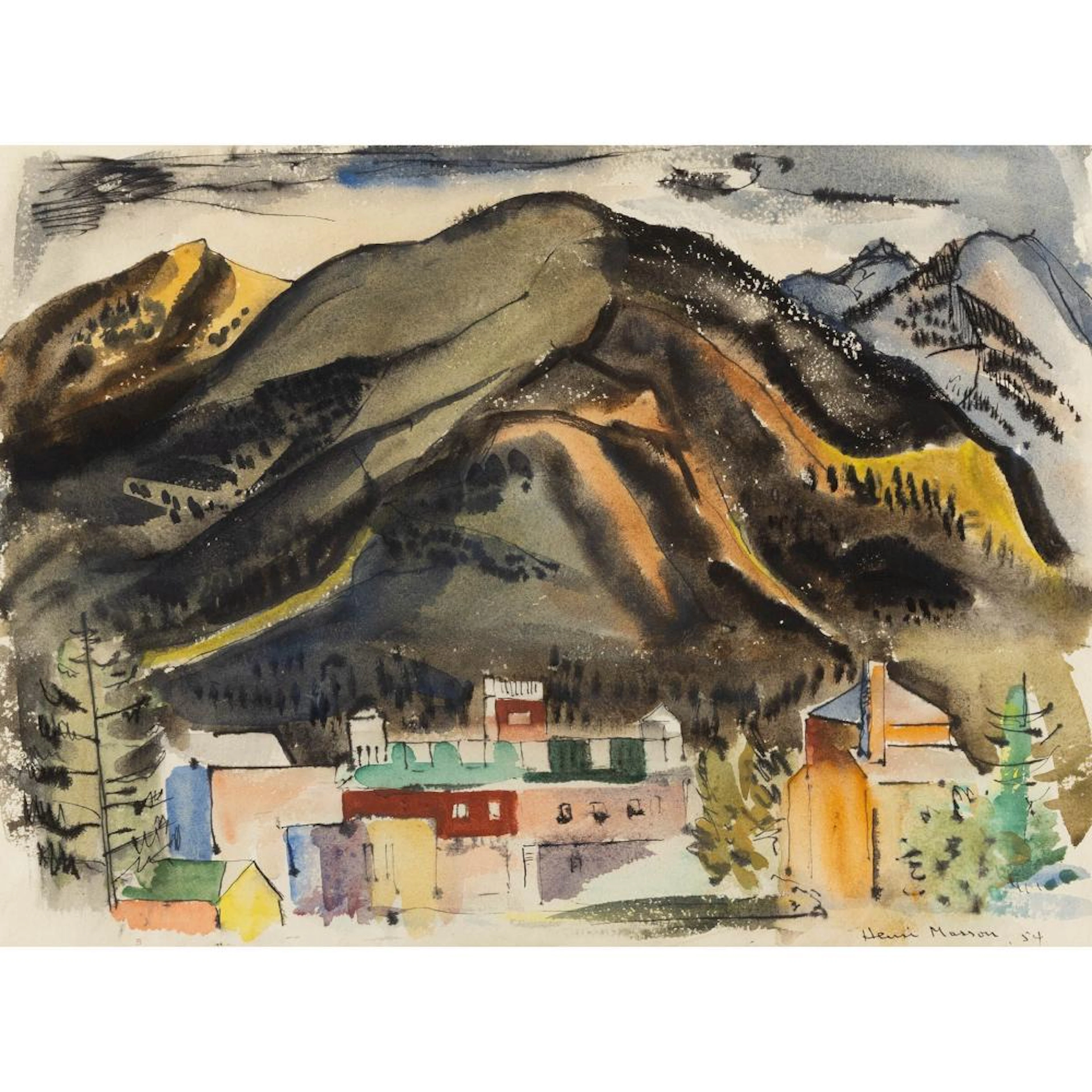 Henri Leopold Masson, RCA (1907-1996), UNTITLED (PENTICTON), 1954