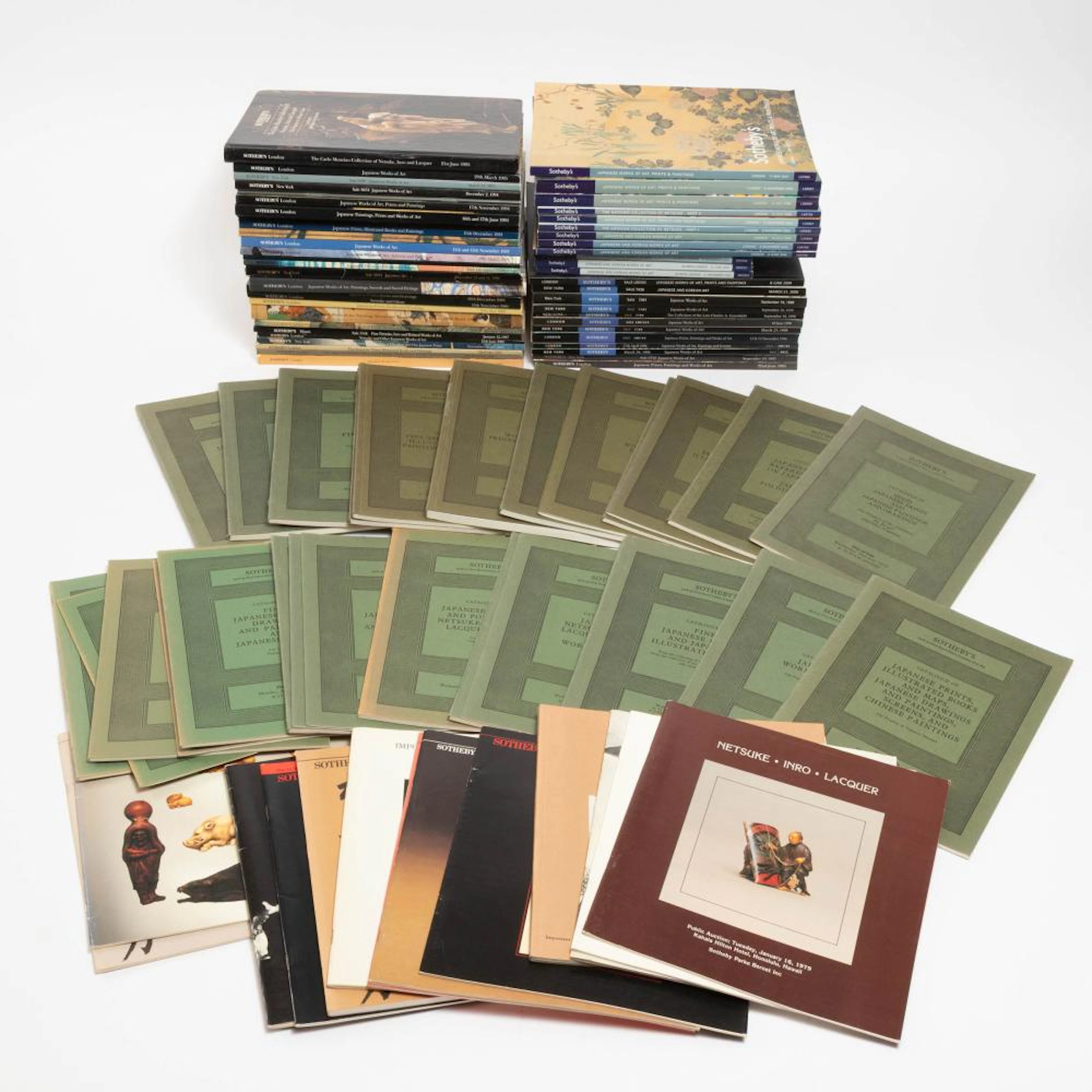 A Group of Approximately Ninety-Two Sotheby's Japanese and Korean