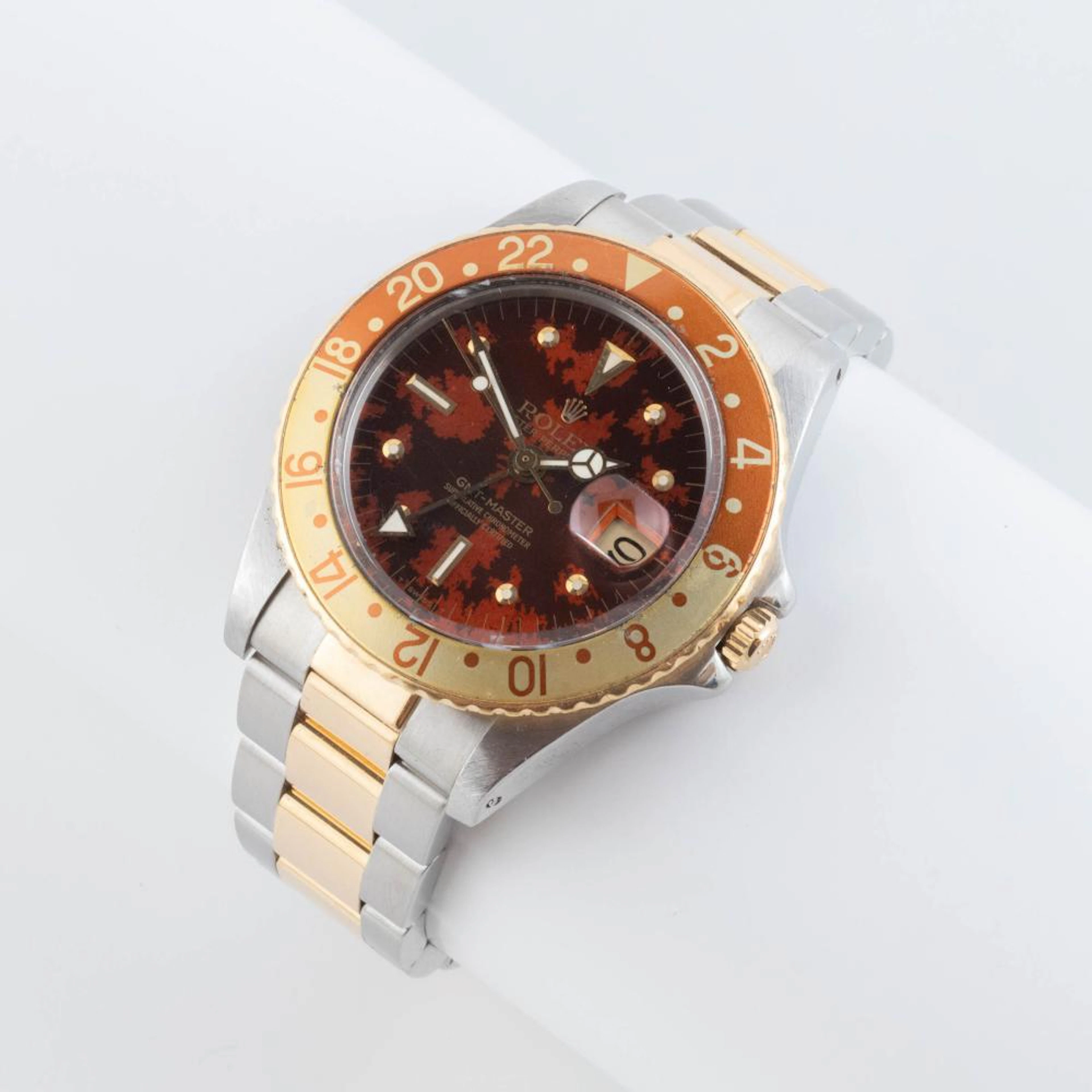 Men's Rolex Oyster Perpetual GMT-Master 'Root Beer' Wristwatch With Date