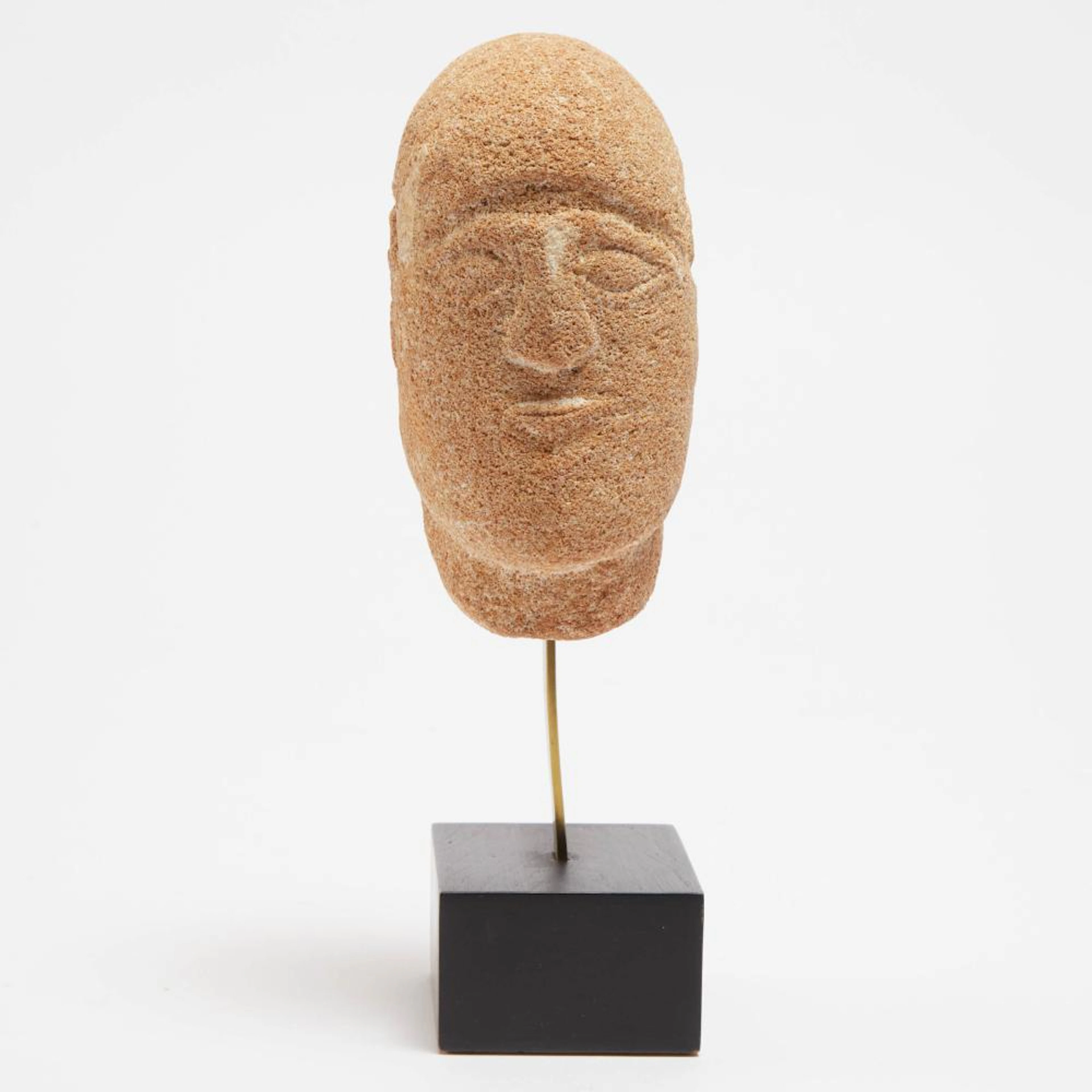 Eastern Polynesian Fossilised Coral Head of an Idol, 2500-1000 B.C.