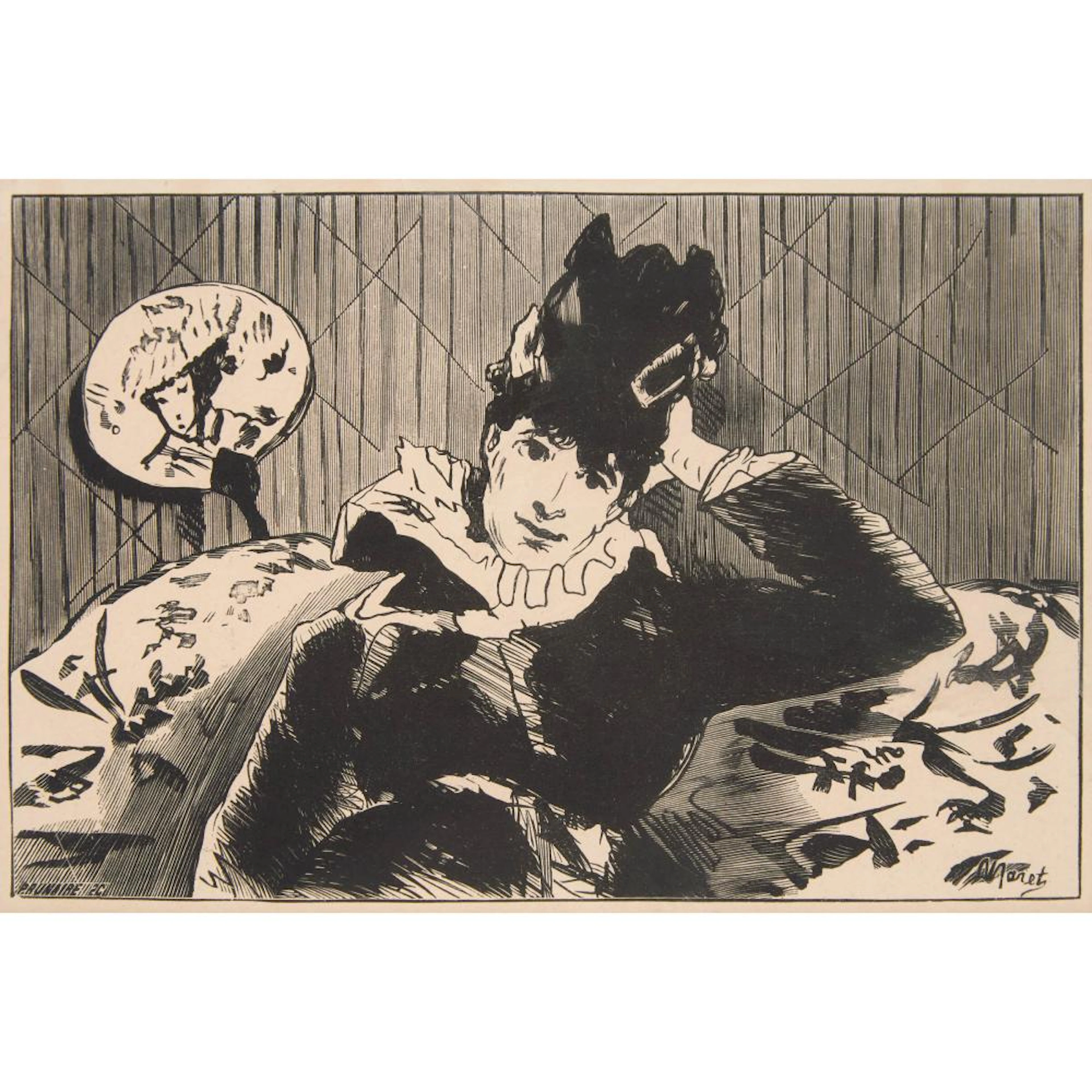 Édouard Manet (1832–1883), LA PARISIENNE, 1874 [H. 77]