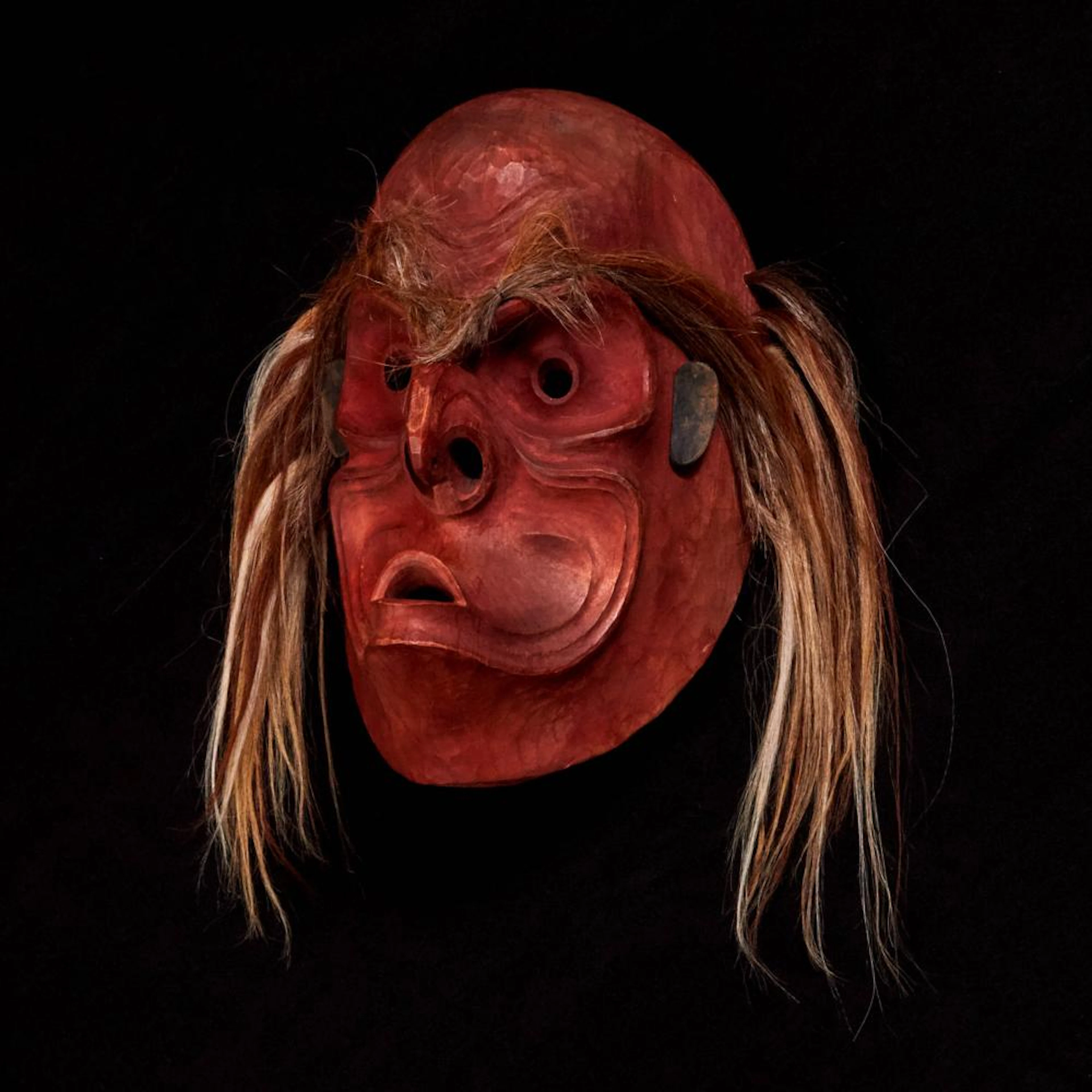Beau Dick (1955-2017), BOOK-WOOS (BUKWUS) MASK, 1991