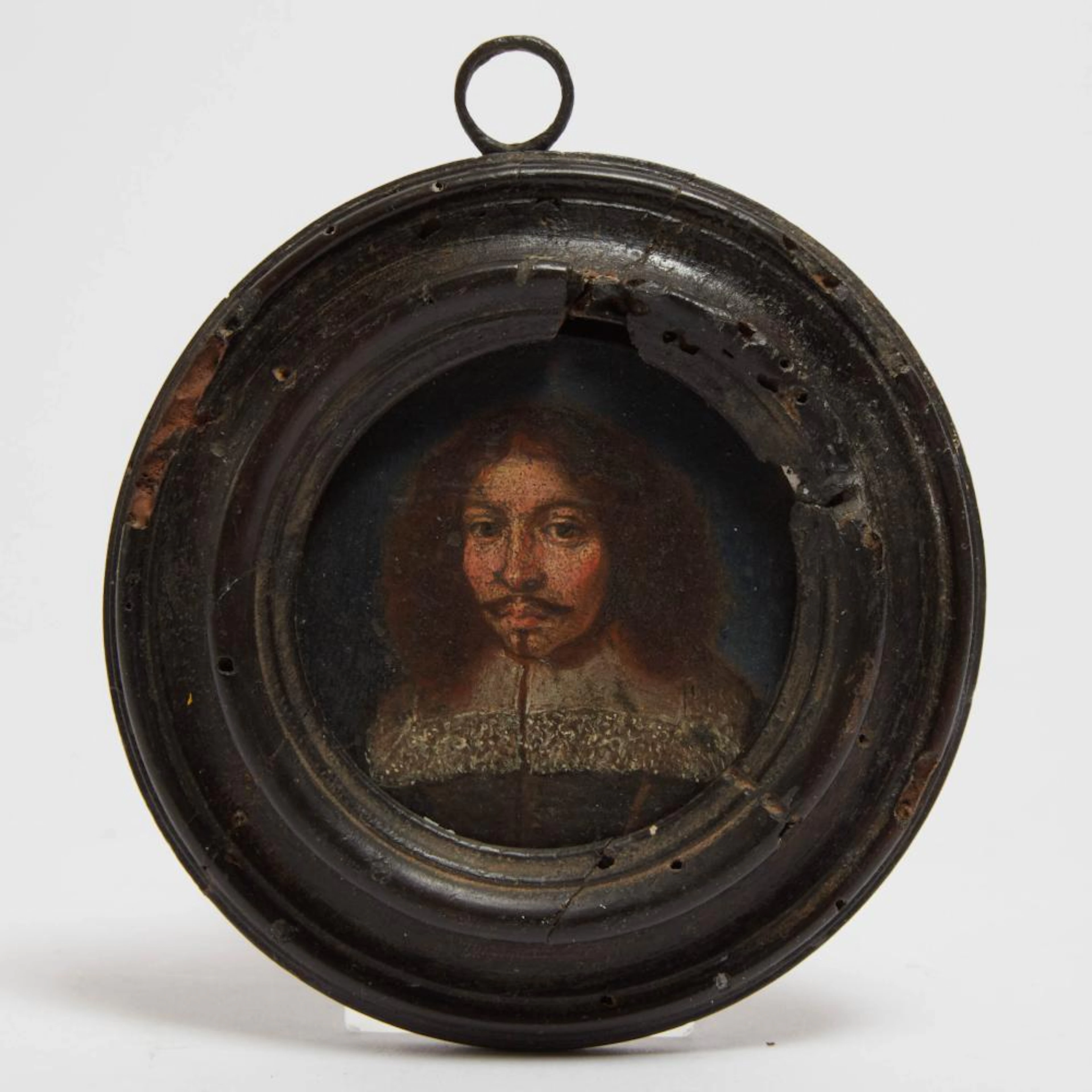 17th Century Spanish School Portrait Miniature of a Gentleman