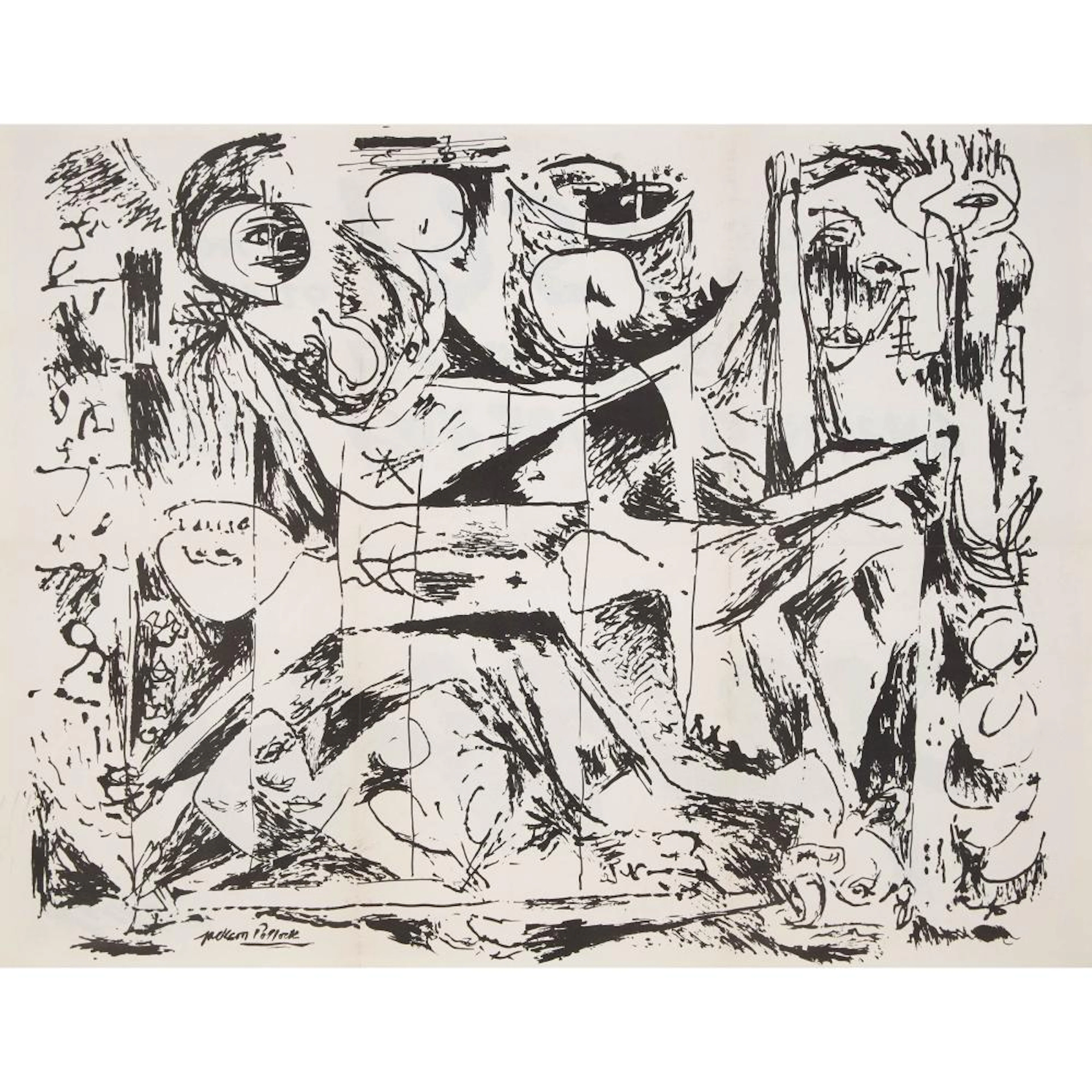 Jackson Pollock (1912-1956), EXHIBITION ANNOUNCEMENT, BETTY PARSONS