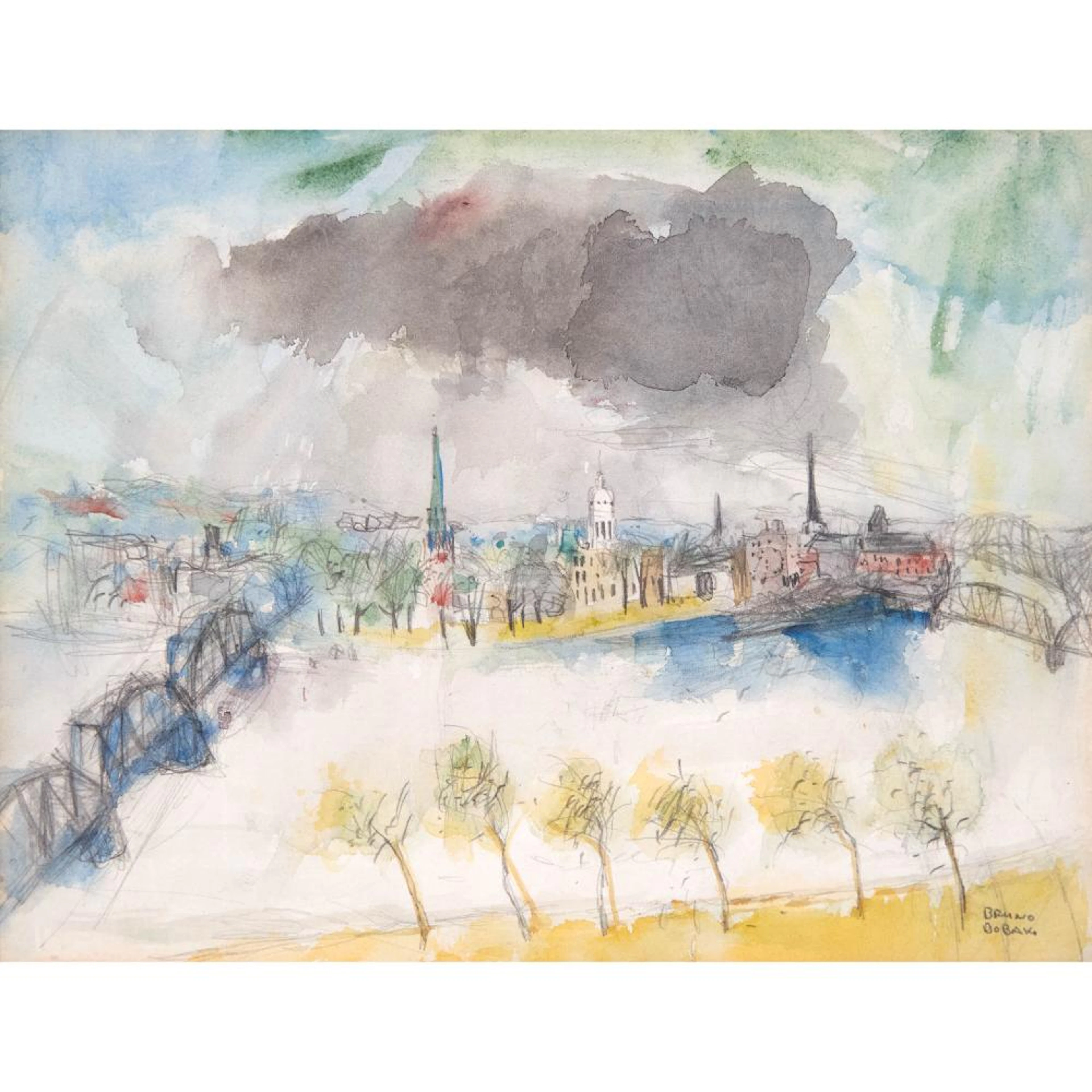 Bruno Joseph Bobak, RCA (1923-2012), FREDERICTON