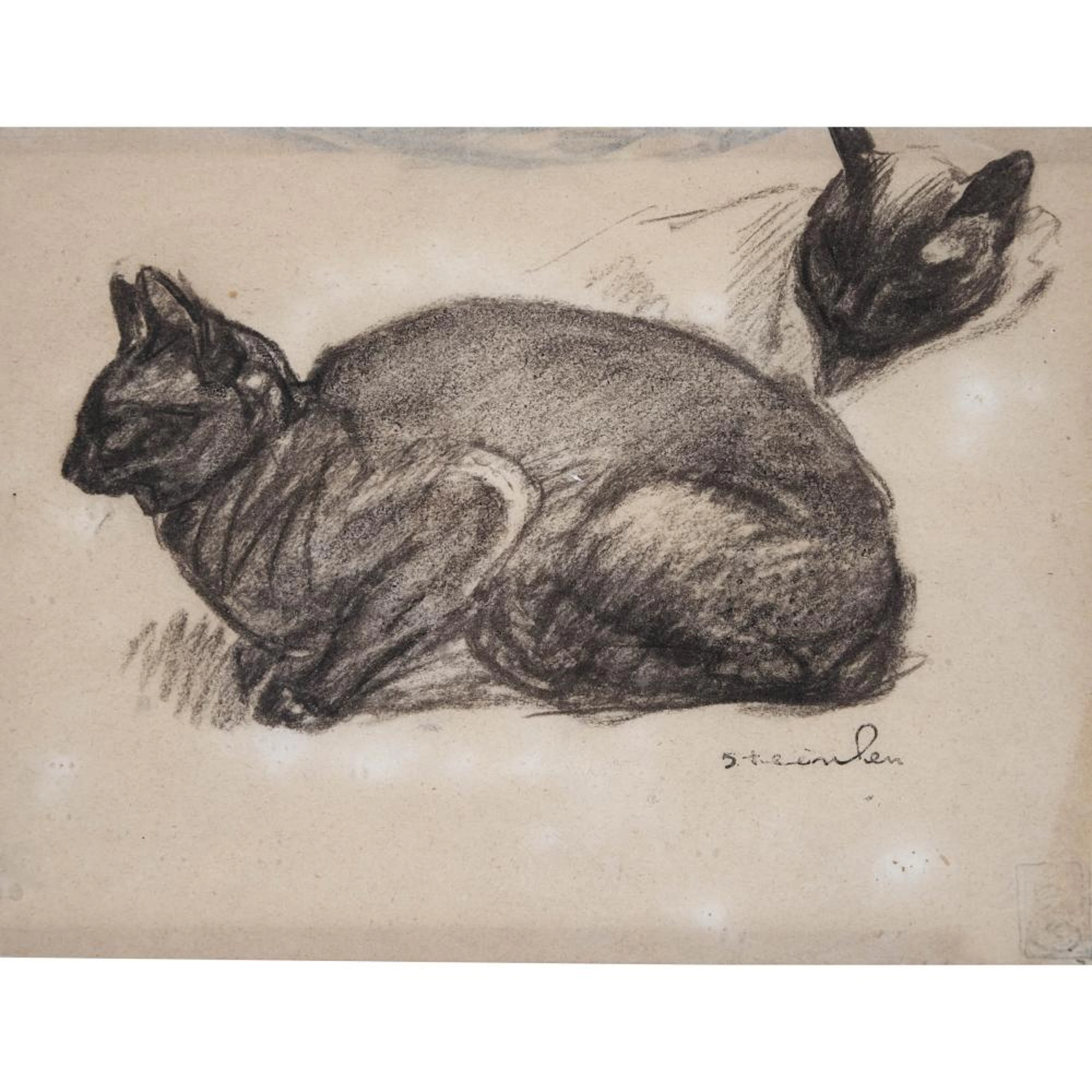 Théophile Alexandre Steinlen (1859-1923), CHATS, CA. 1900